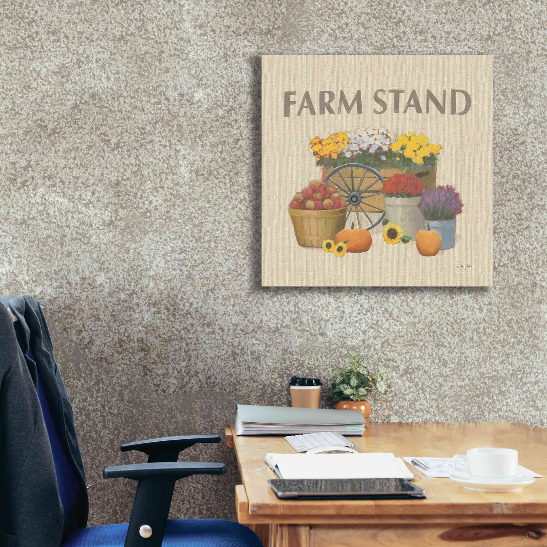 'Heartland Harvest Moments VI' by James Wiens, Canvas Wall Art,26 x 26