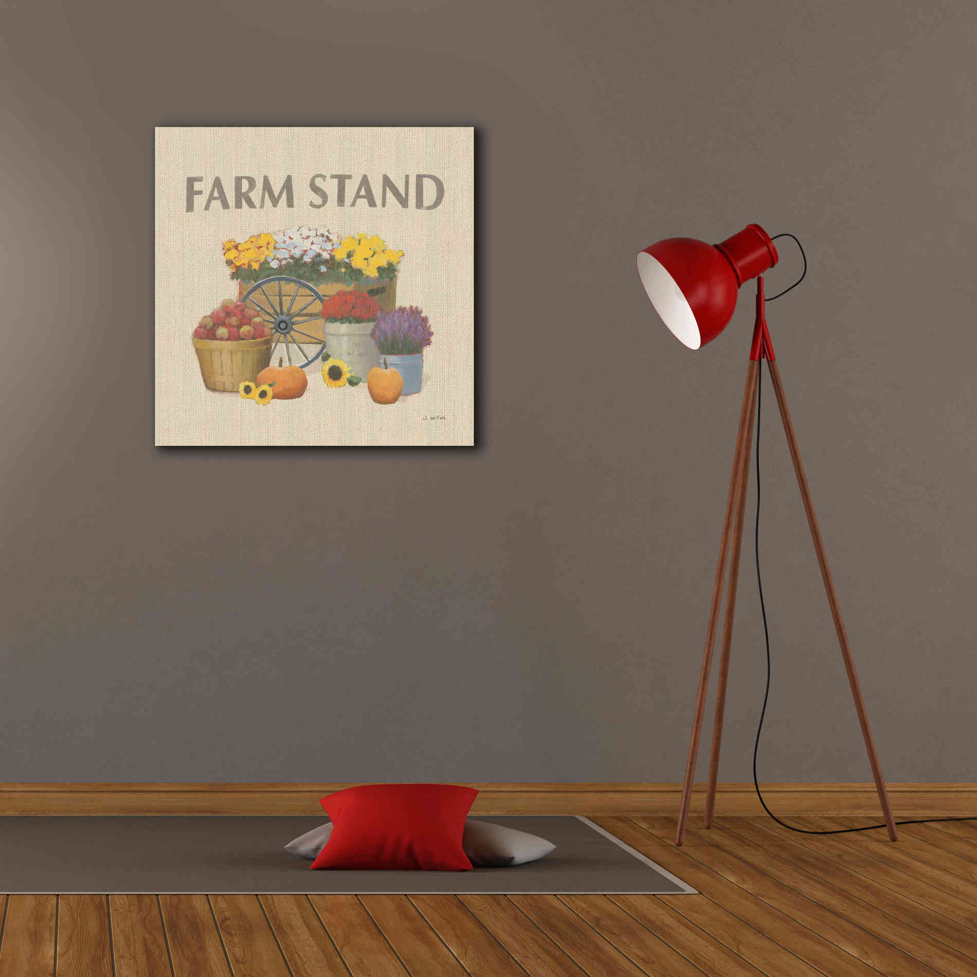 'Heartland Harvest Moments VI' by James Wiens, Canvas Wall Art,26 x 26