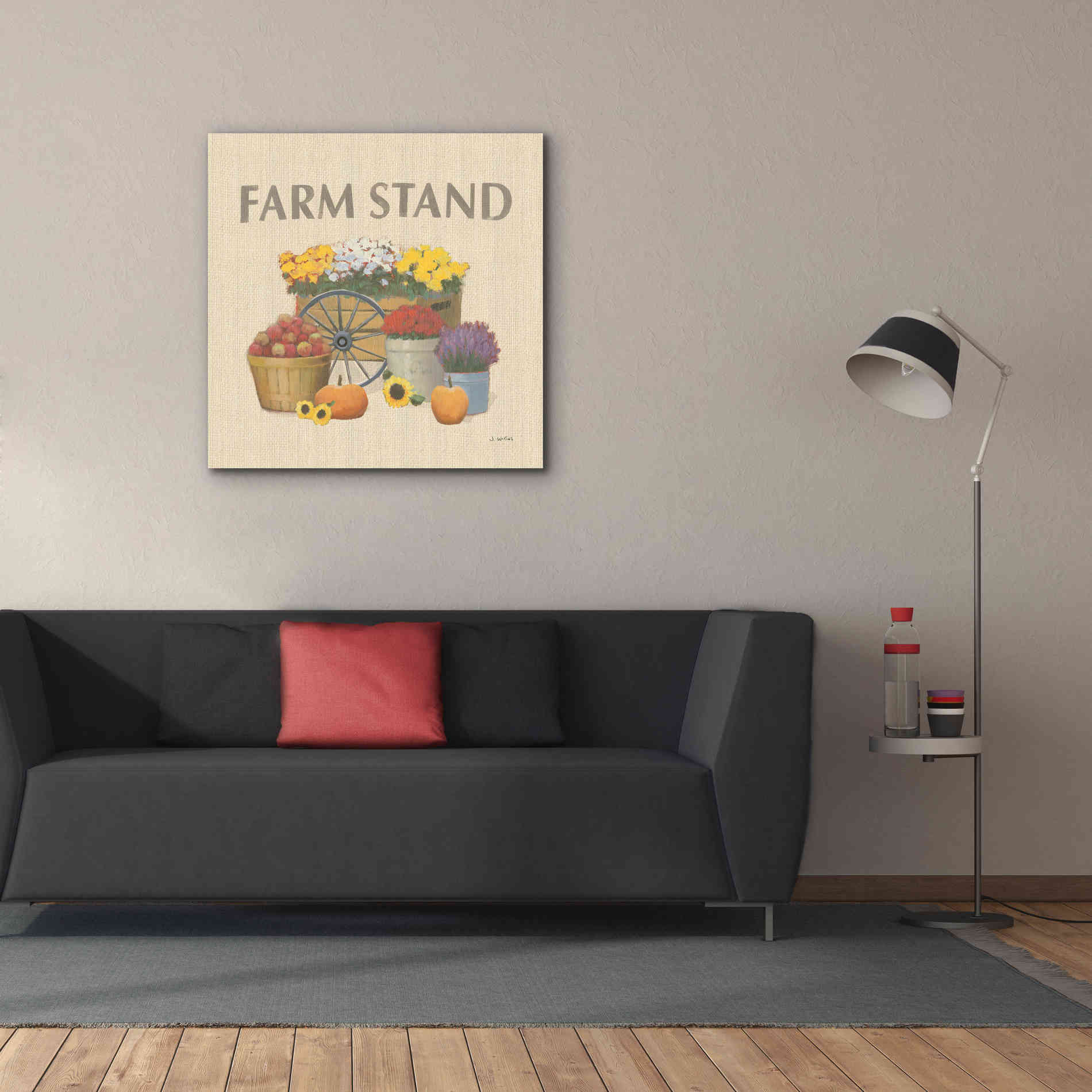 'Heartland Harvest Moments VI' by James Wiens, Canvas Wall Art,37 x 37