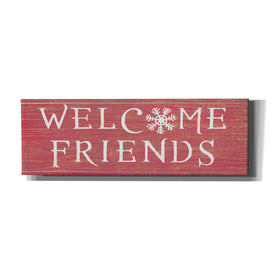 'Christmas Affinity II Red' by James Wiens, Canvas Wall Art,36x12x1.55x0,60x20x1.74x0