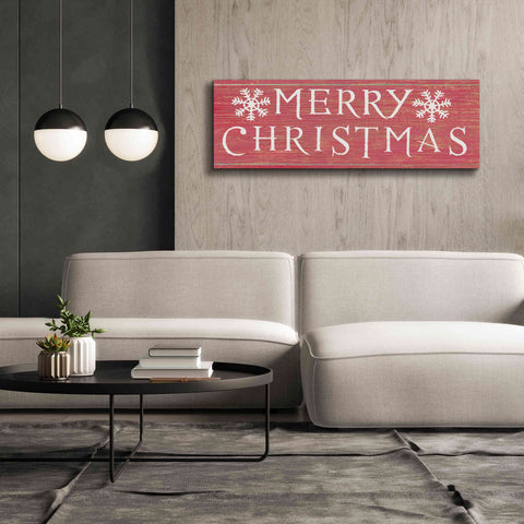 Image of 'Christmas Affinity III Red' by James Wiens, Canvas Wall Art,60 x 20