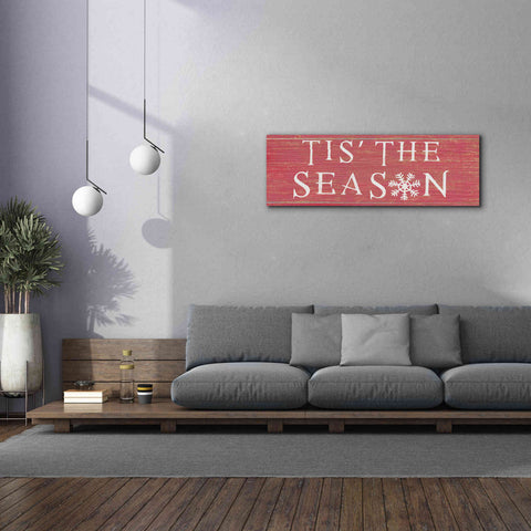 Image of 'Christmas Affinity IV Red' by James Wiens, Canvas Wall Art,60 x 20