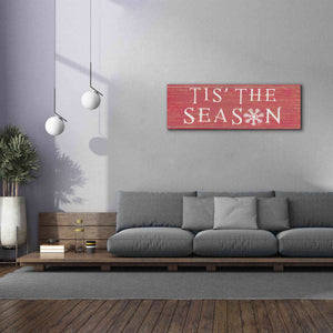 'Christmas Affinity IV Red' by James Wiens, Canvas Wall Art,60 x 20