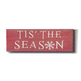 'Christmas Affinity IV Red' by James Wiens, Canvas Wall Art,36x12x1.55x0,60x20x1.74x0