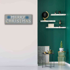 'Christmas Affinity III Grey' by James Wiens, Canvas Wall Art,36 x 12