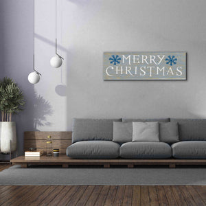 'Christmas Affinity III Grey' by James Wiens, Canvas Wall Art,60 x 20