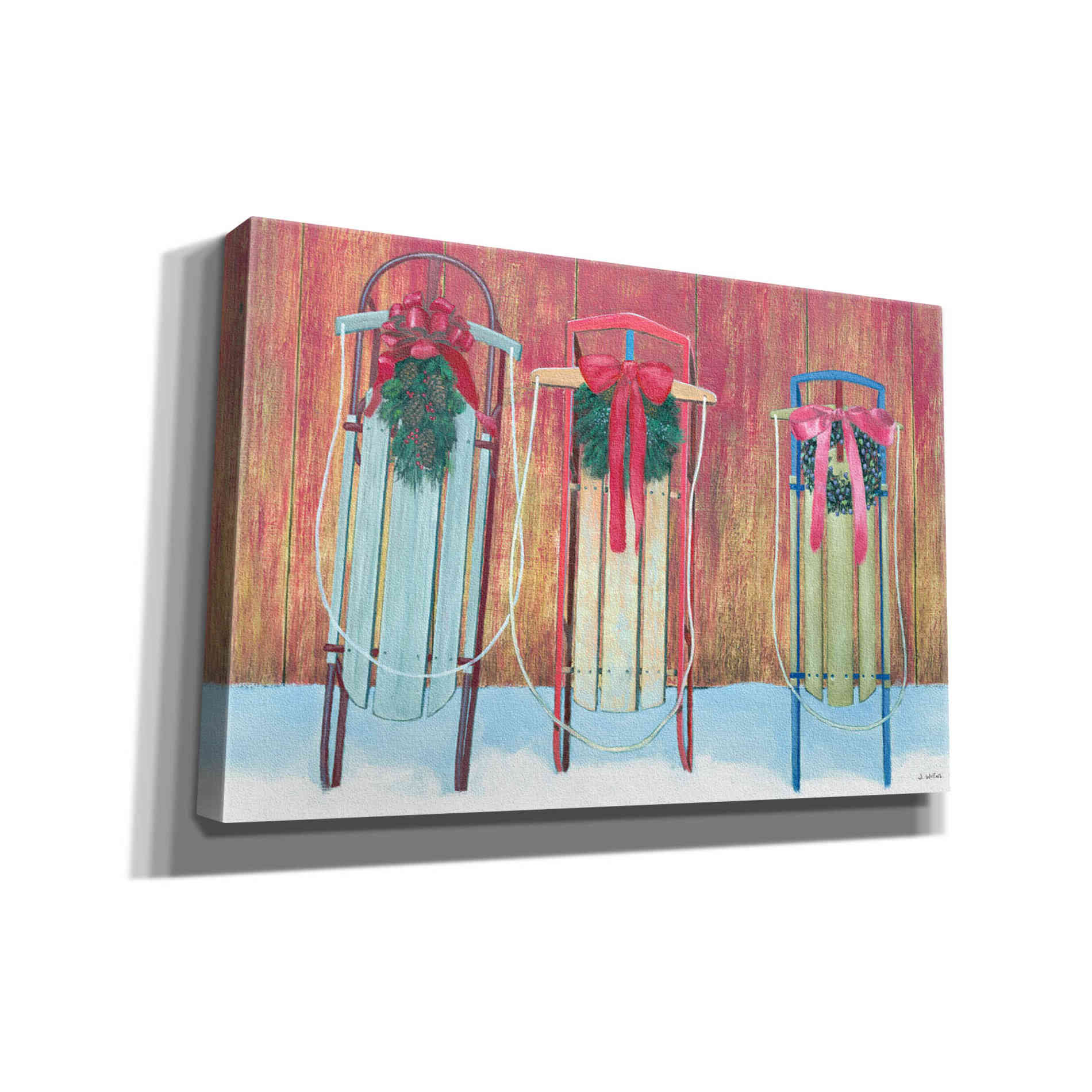 'Christmas Affinity V' by James Wiens, Canvas Wall Art,18x12x1.1x0,26x18x1.1x0,40x26x1.74x0,60x40x1.74x0