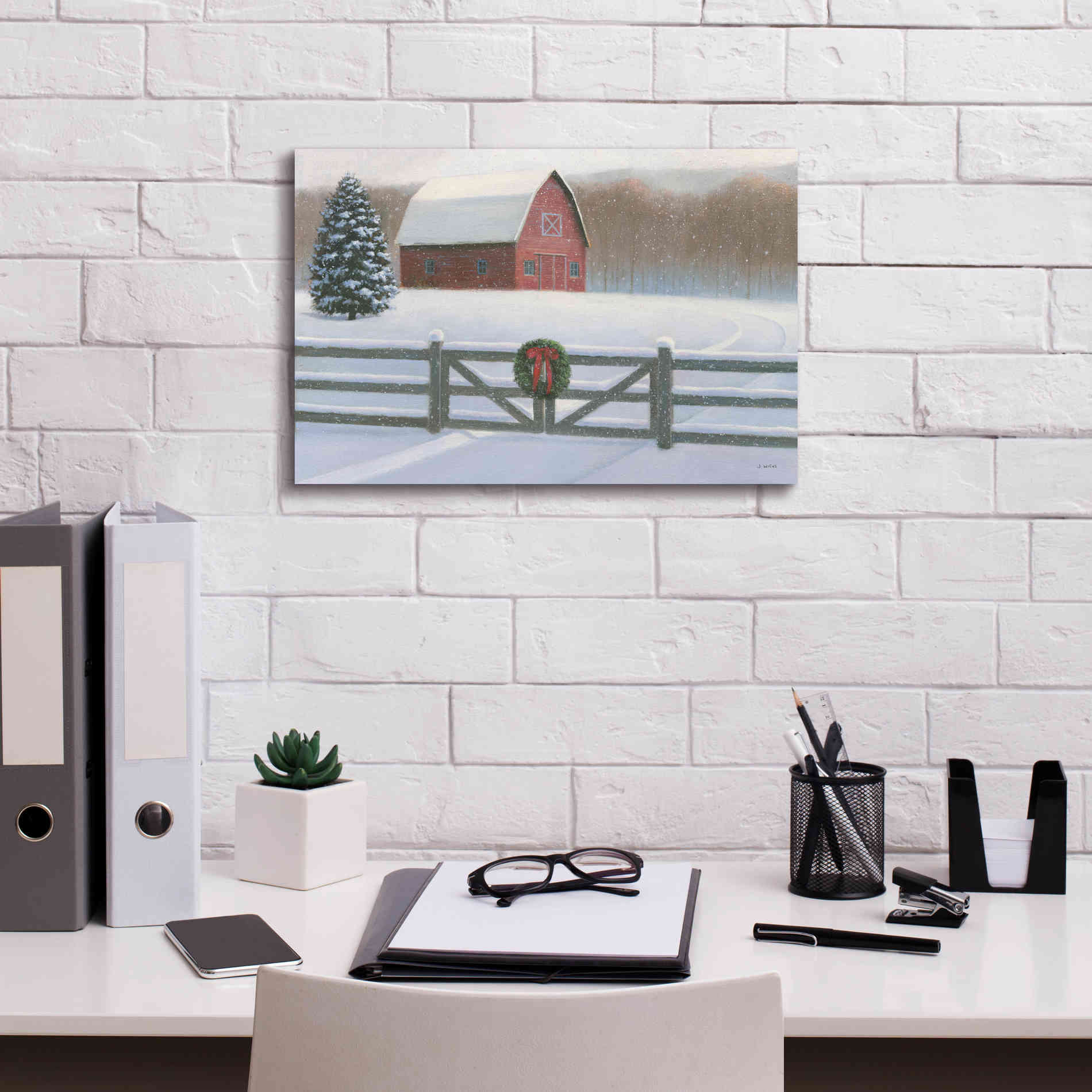 'Christmas Affinity VI' by James Wiens, Canvas Wall Art,18 x 12