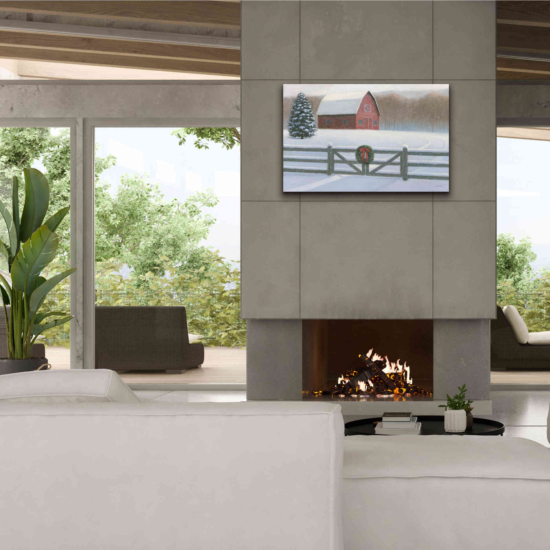 'Christmas Affinity VI' by James Wiens, Canvas Wall Art,40 x 26