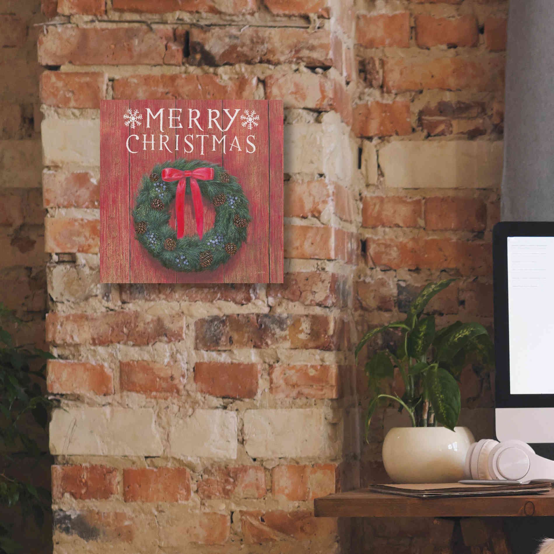 'Christmas Affinity VII' by James Wiens, Canvas Wall Art,12 x 12