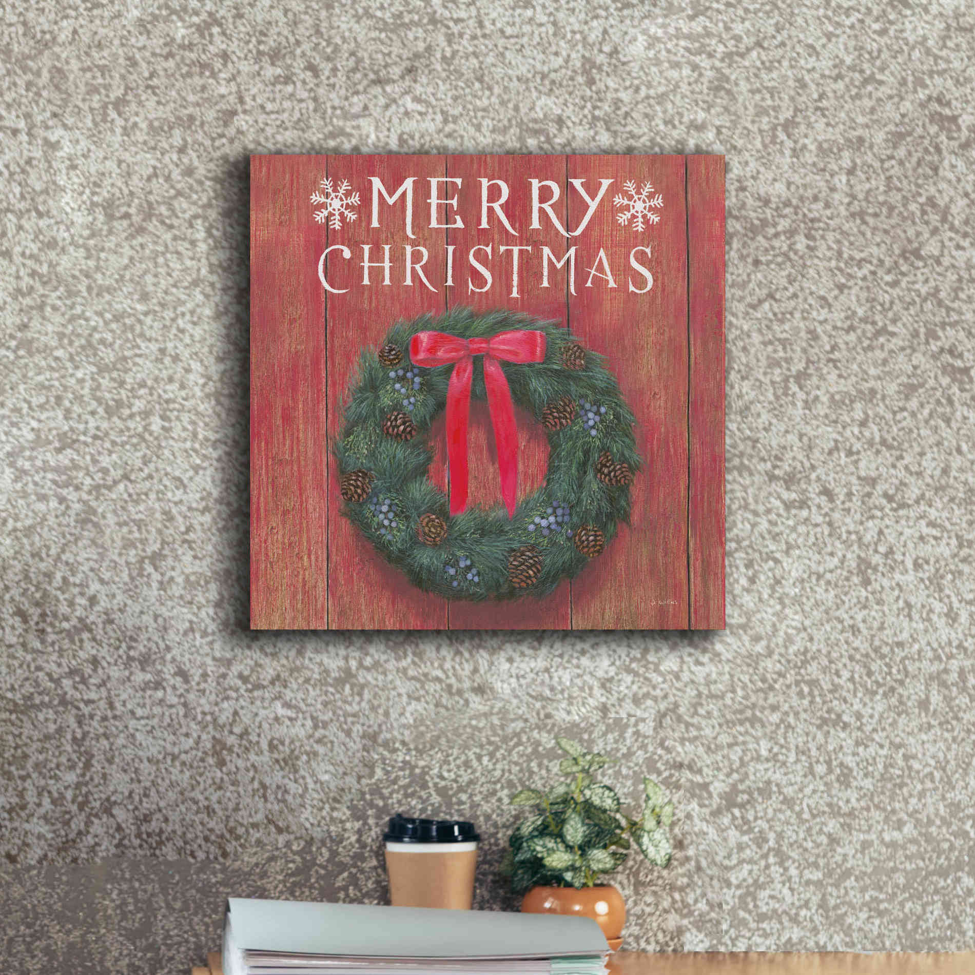 'Christmas Affinity VII' by James Wiens, Canvas Wall Art,18 x 18