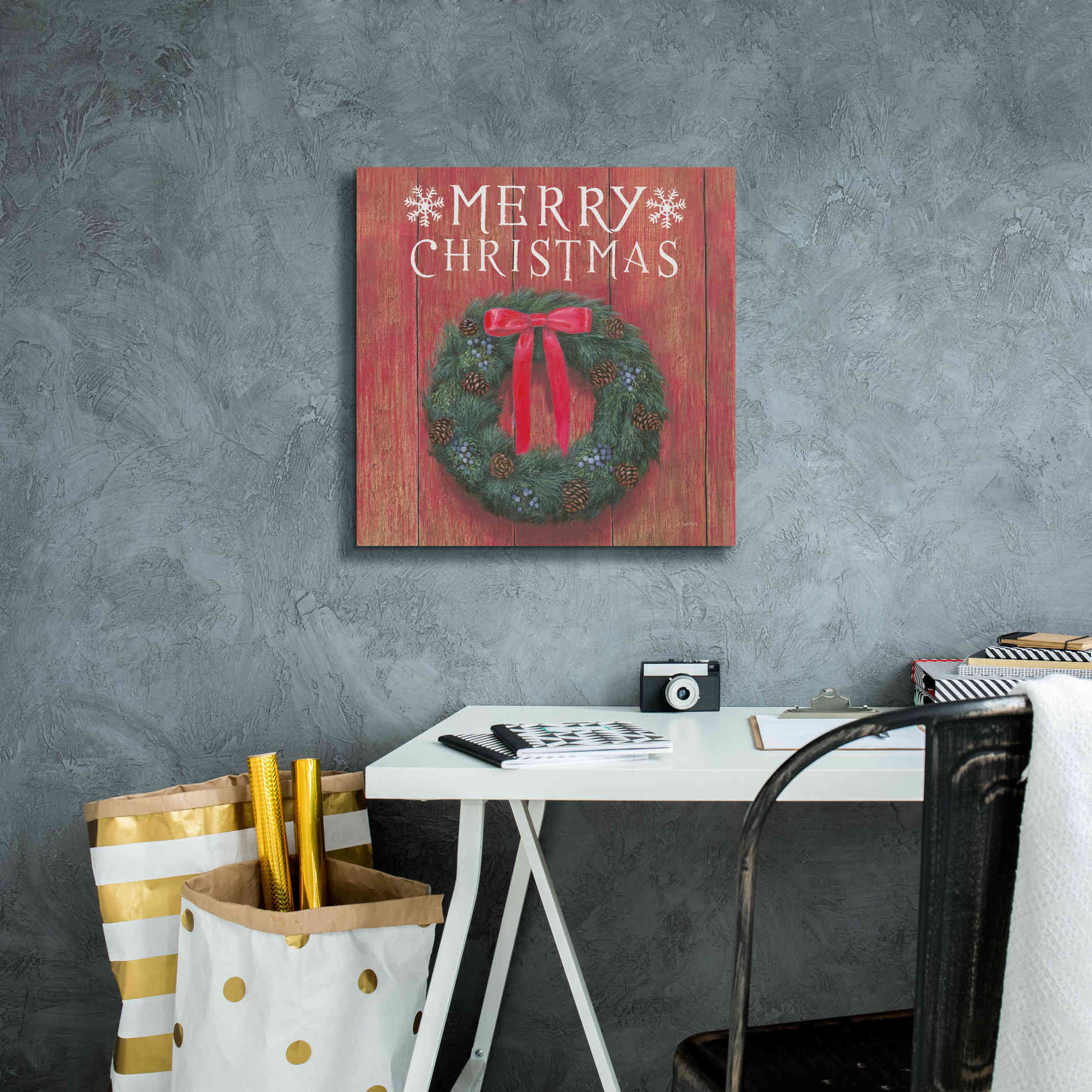 'Christmas Affinity VII' by James Wiens, Canvas Wall Art,18 x 18