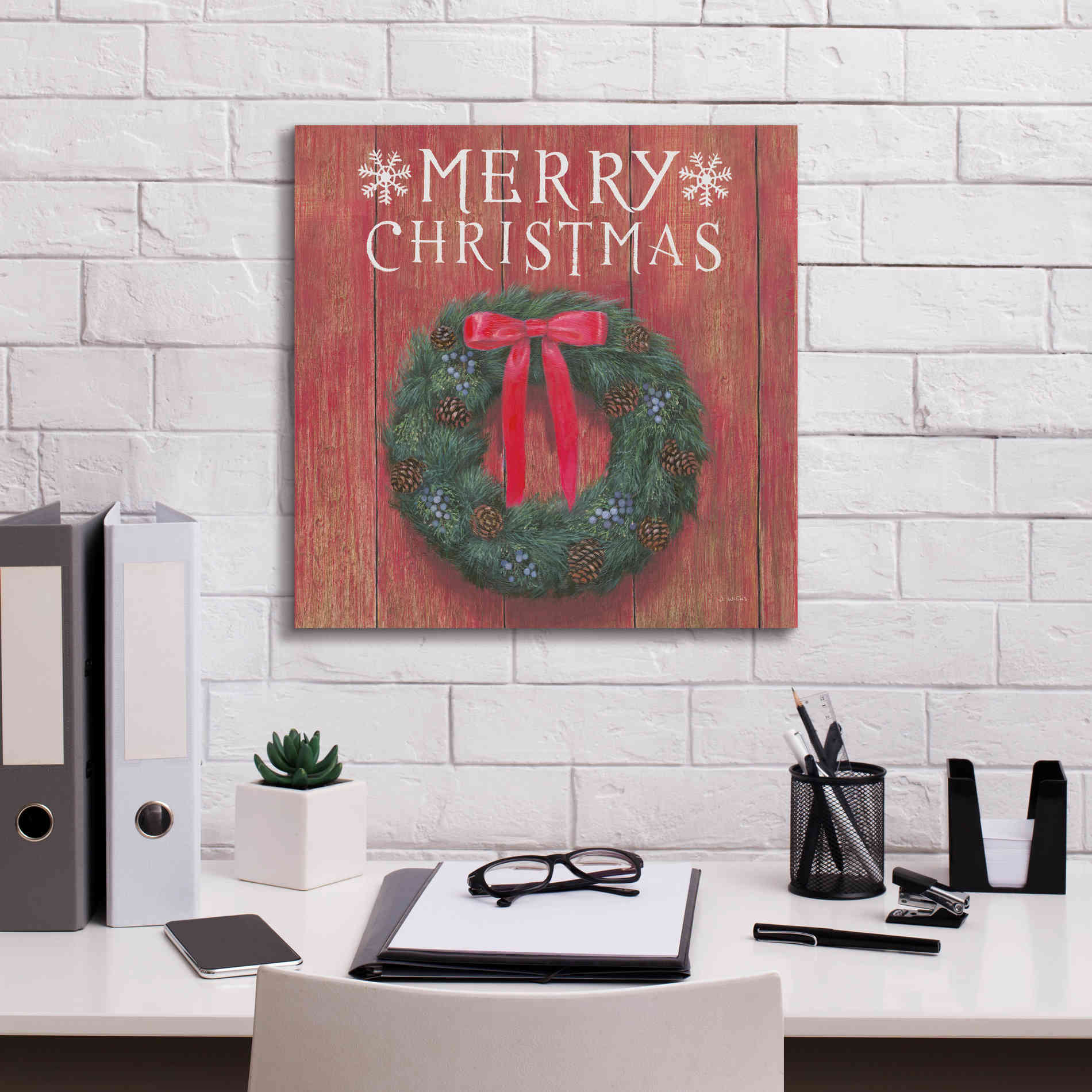 'Christmas Affinity VII' by James Wiens, Canvas Wall Art,18 x 18