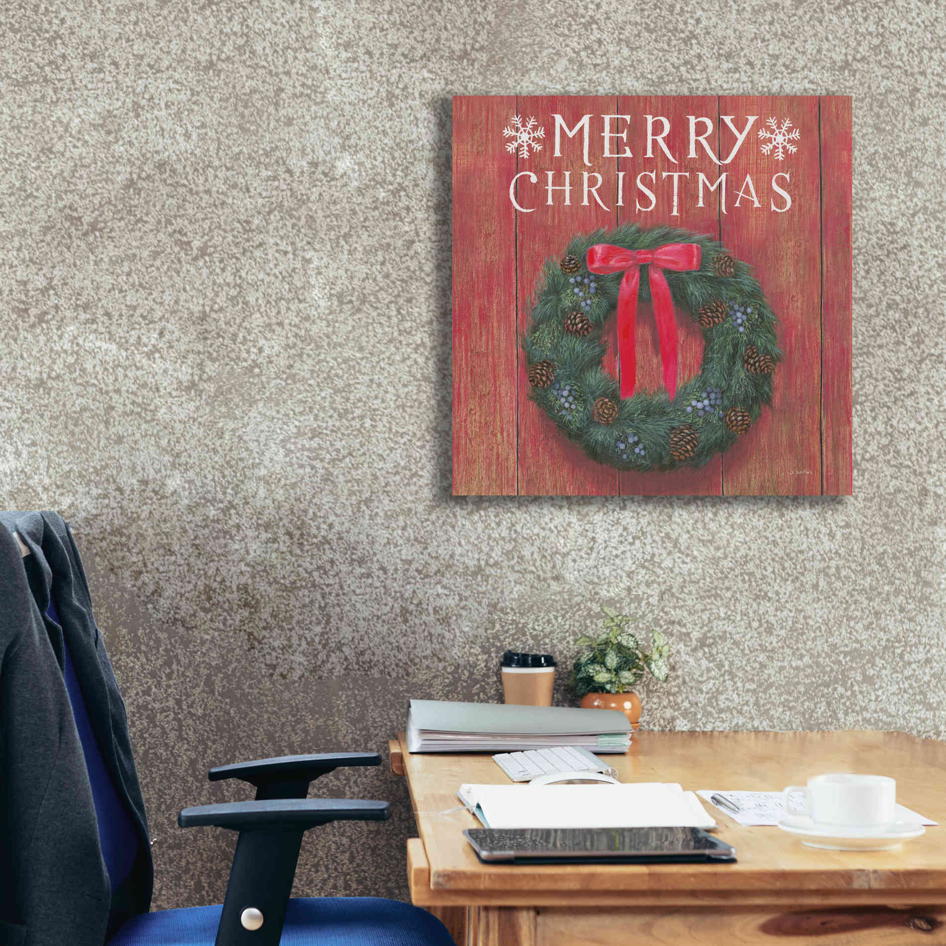 'Christmas Affinity VII' by James Wiens, Canvas Wall Art,26 x 26