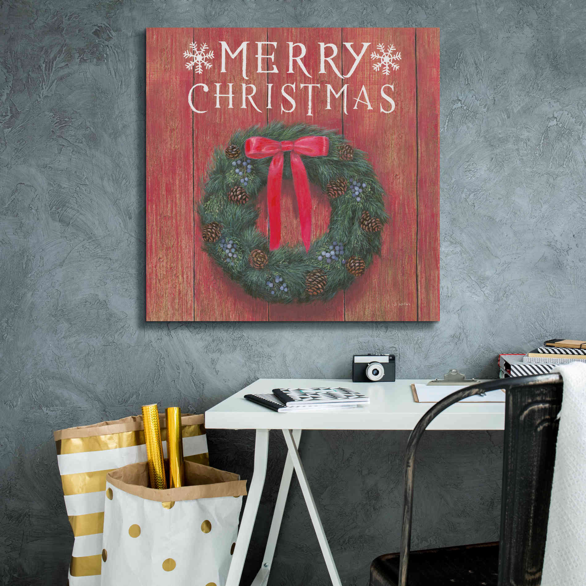 'Christmas Affinity VII' by James Wiens, Canvas Wall Art,26 x 26