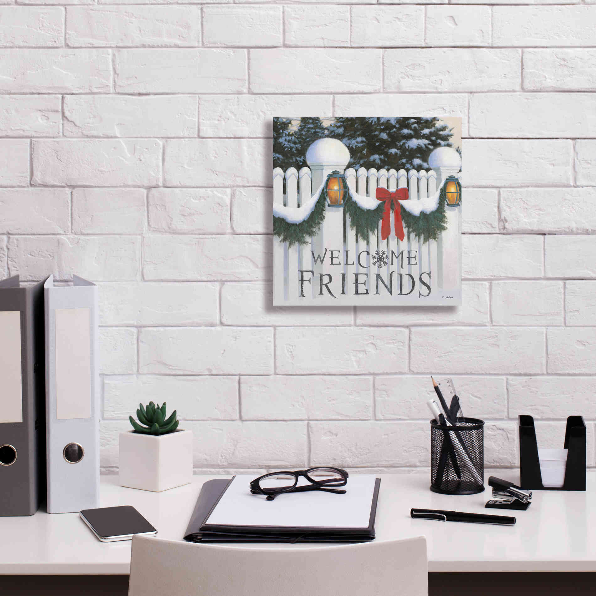 'Christmas Affinity VIII' by James Wiens, Canvas Wall Art,12 x 12