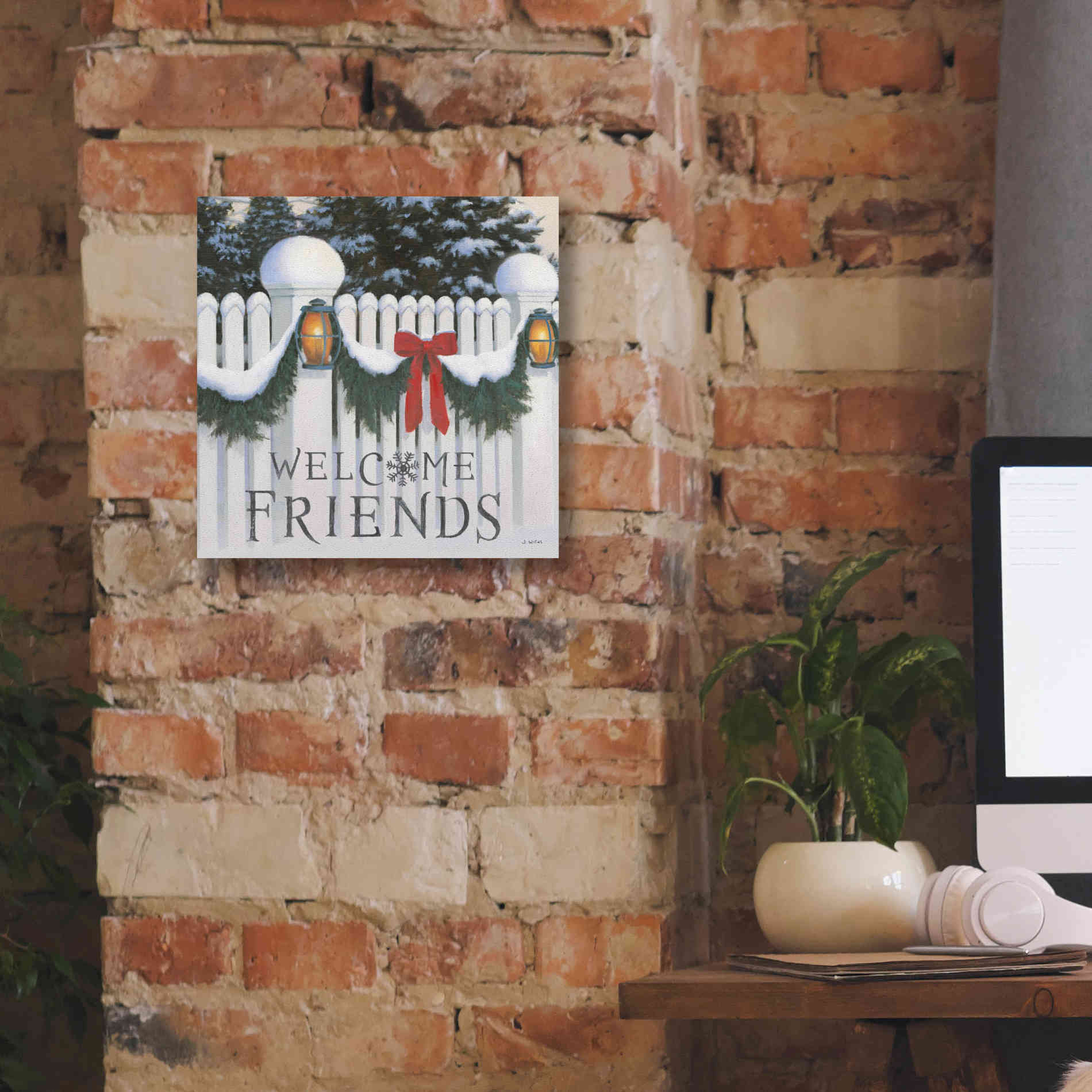 'Christmas Affinity VIII' by James Wiens, Canvas Wall Art,12 x 12