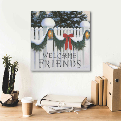 Image of 'Christmas Affinity VIII' by James Wiens, Canvas Wall Art,18 x 18