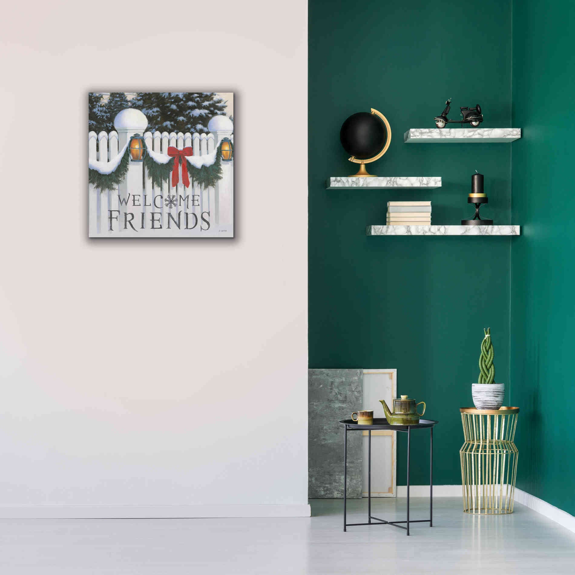 'Christmas Affinity VIII' by James Wiens, Canvas Wall Art,26 x 26