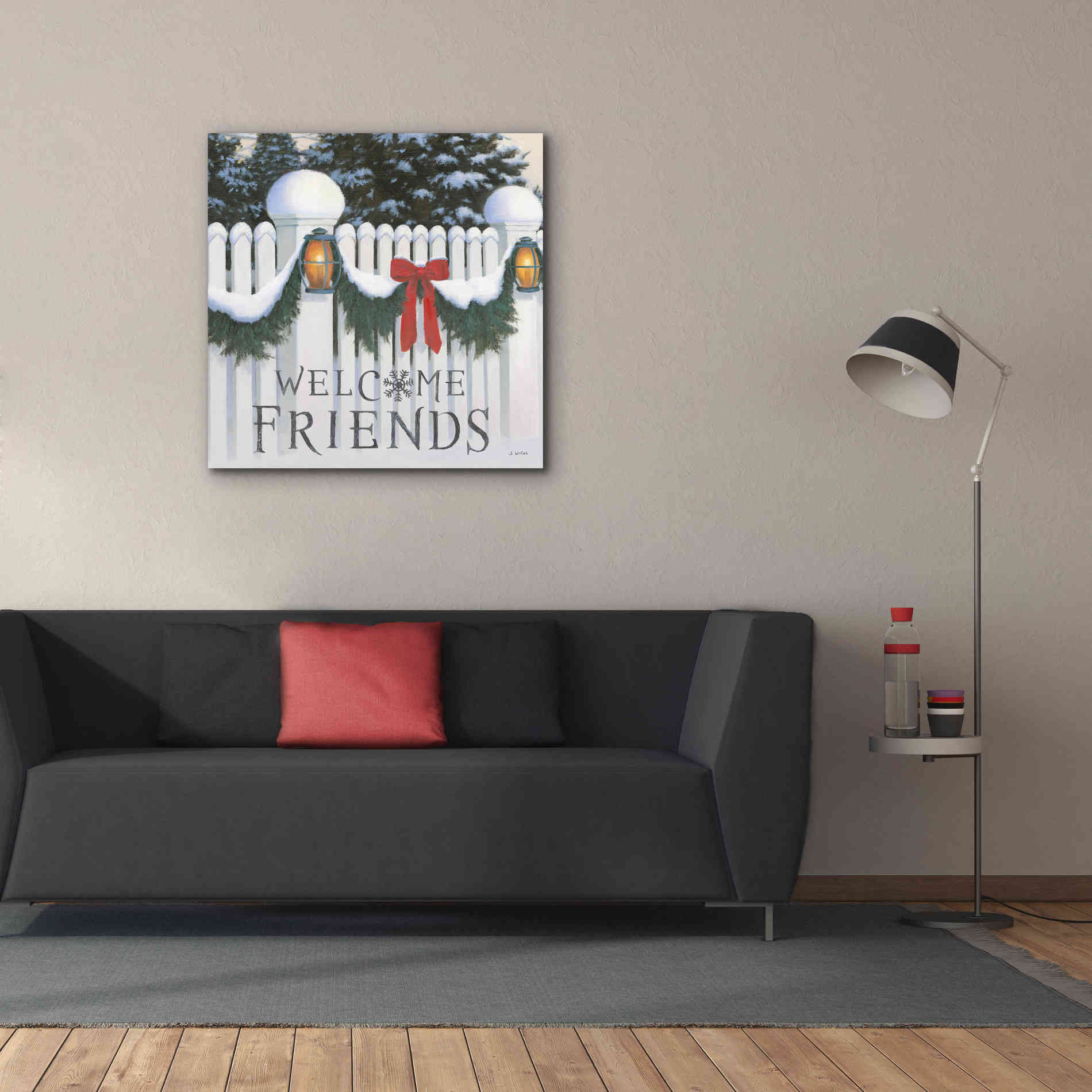 'Christmas Affinity VIII' by James Wiens, Canvas Wall Art,37 x 37