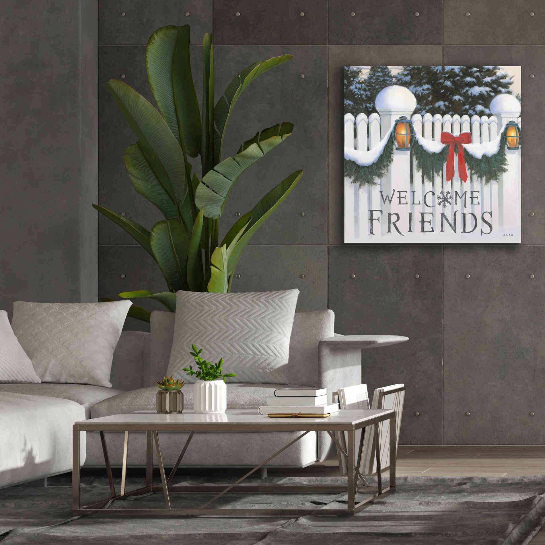 'Christmas Affinity VIII' by James Wiens, Canvas Wall Art,37 x 37