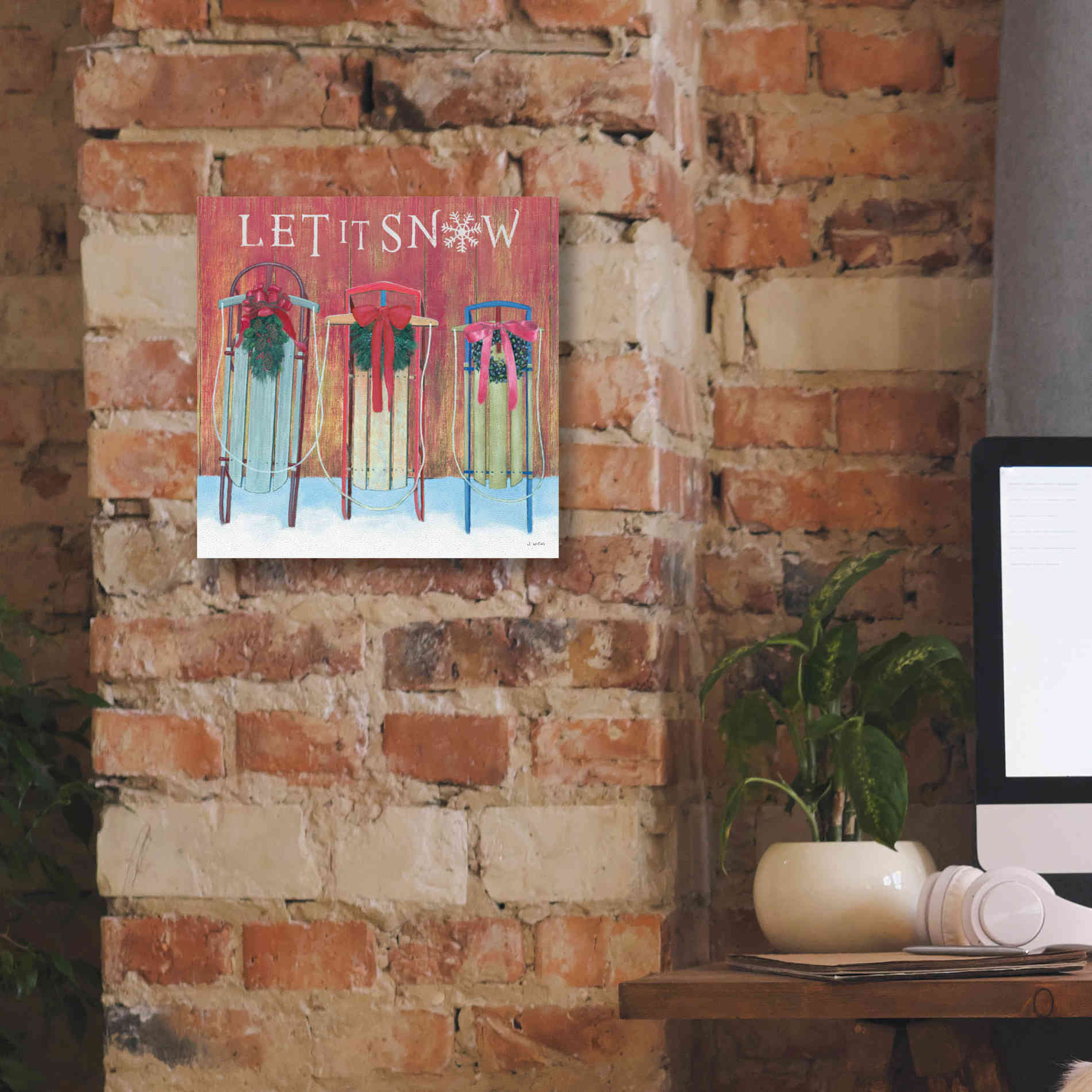 'Christmas Affinity IX' by James Wiens, Canvas Wall Art,12 x 12