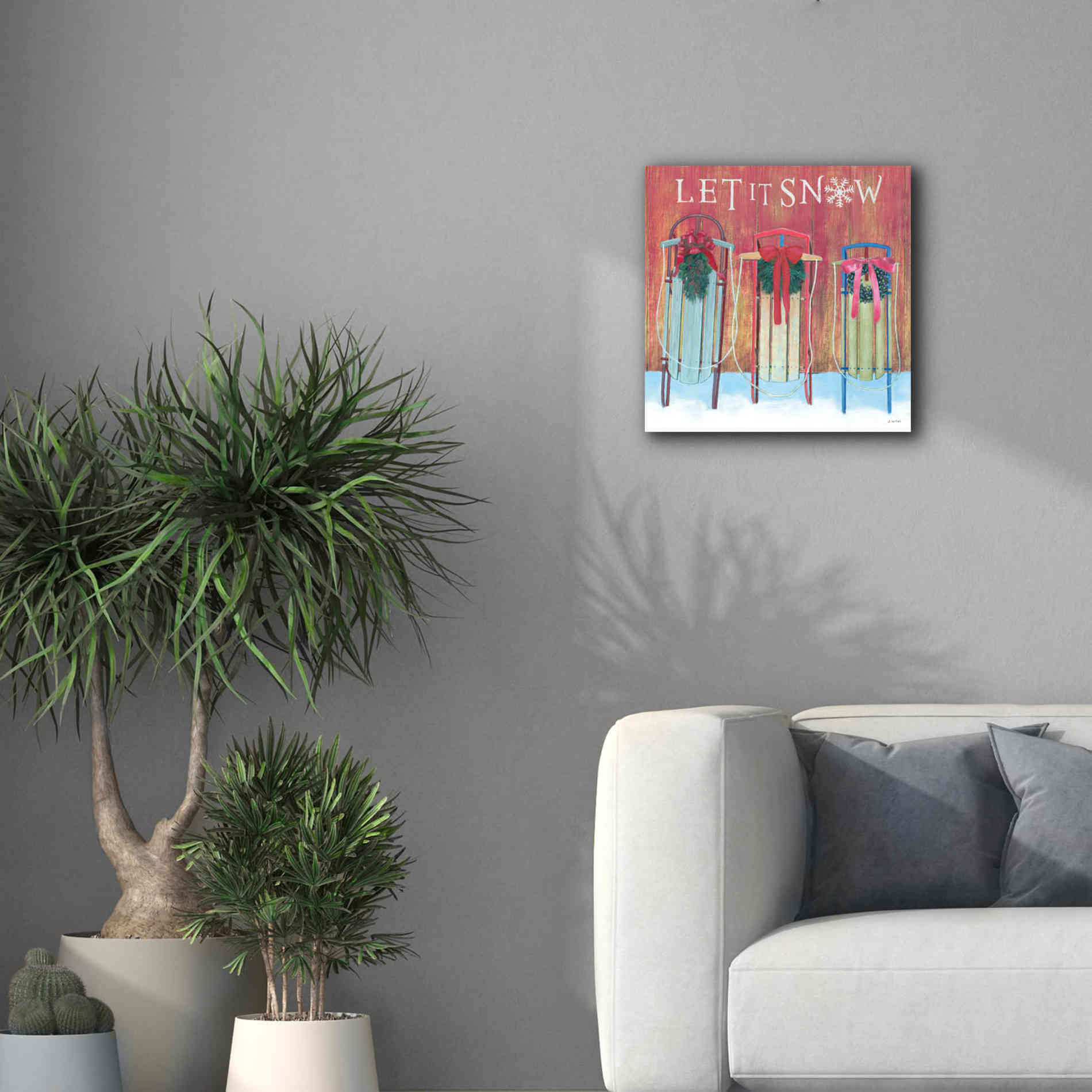 'Christmas Affinity IX' by James Wiens, Canvas Wall Art,18 x 18