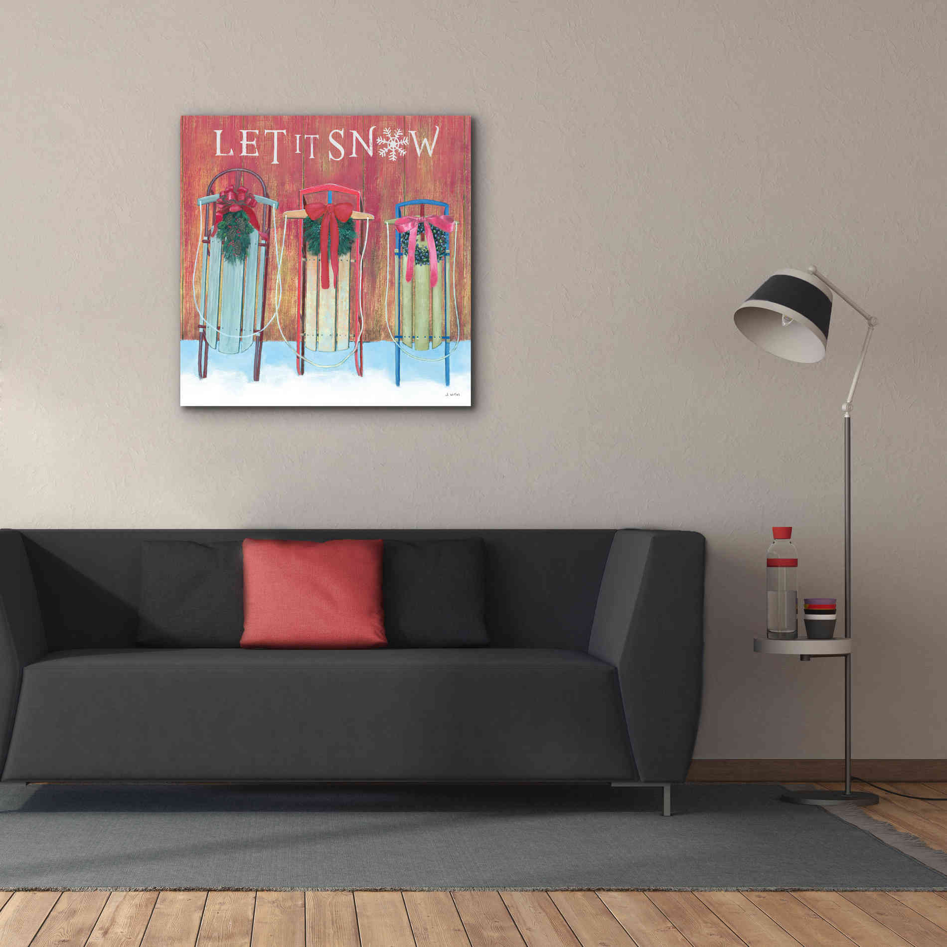 'Christmas Affinity IX' by James Wiens, Canvas Wall Art,37 x 37