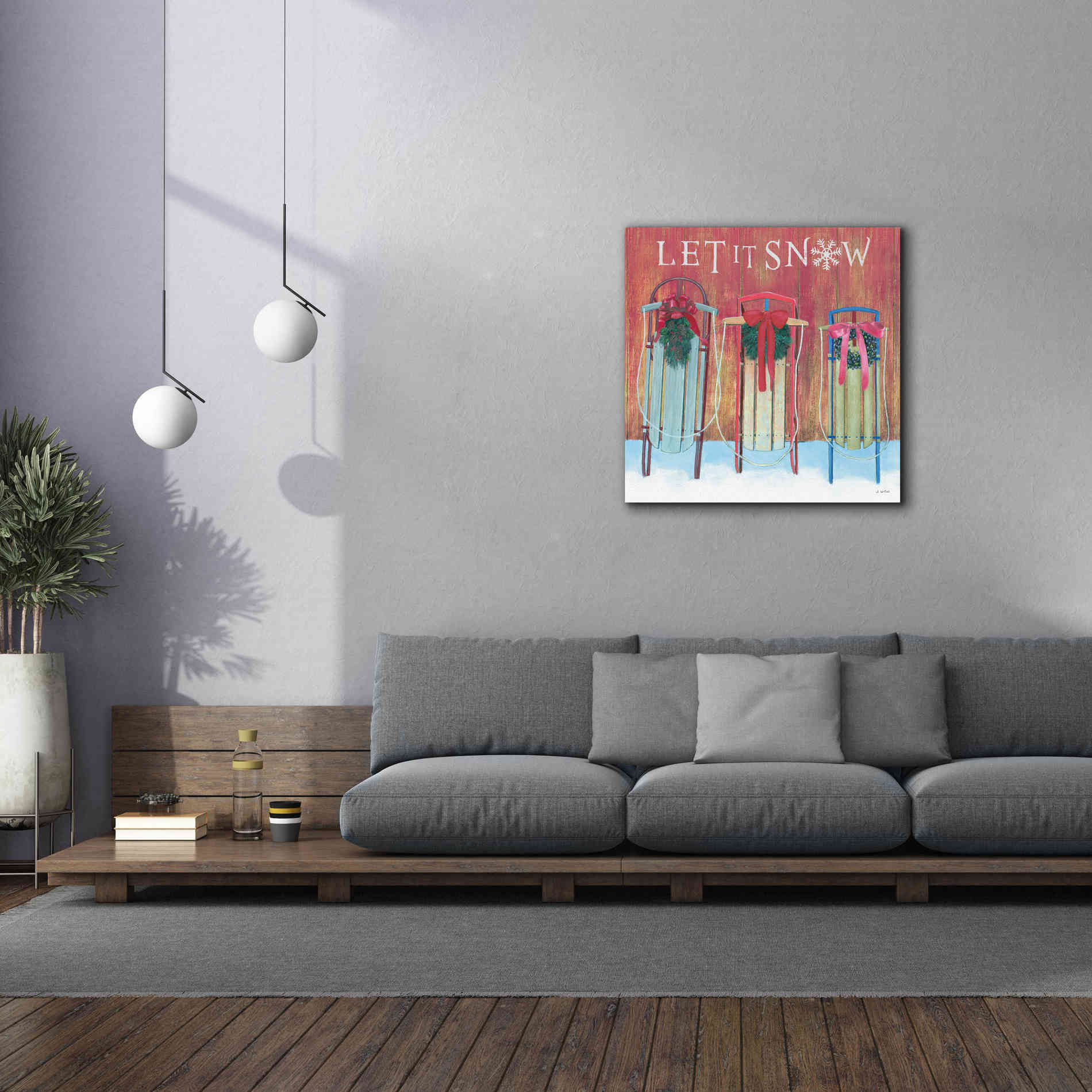 'Christmas Affinity IX' by James Wiens, Canvas Wall Art,37 x 37