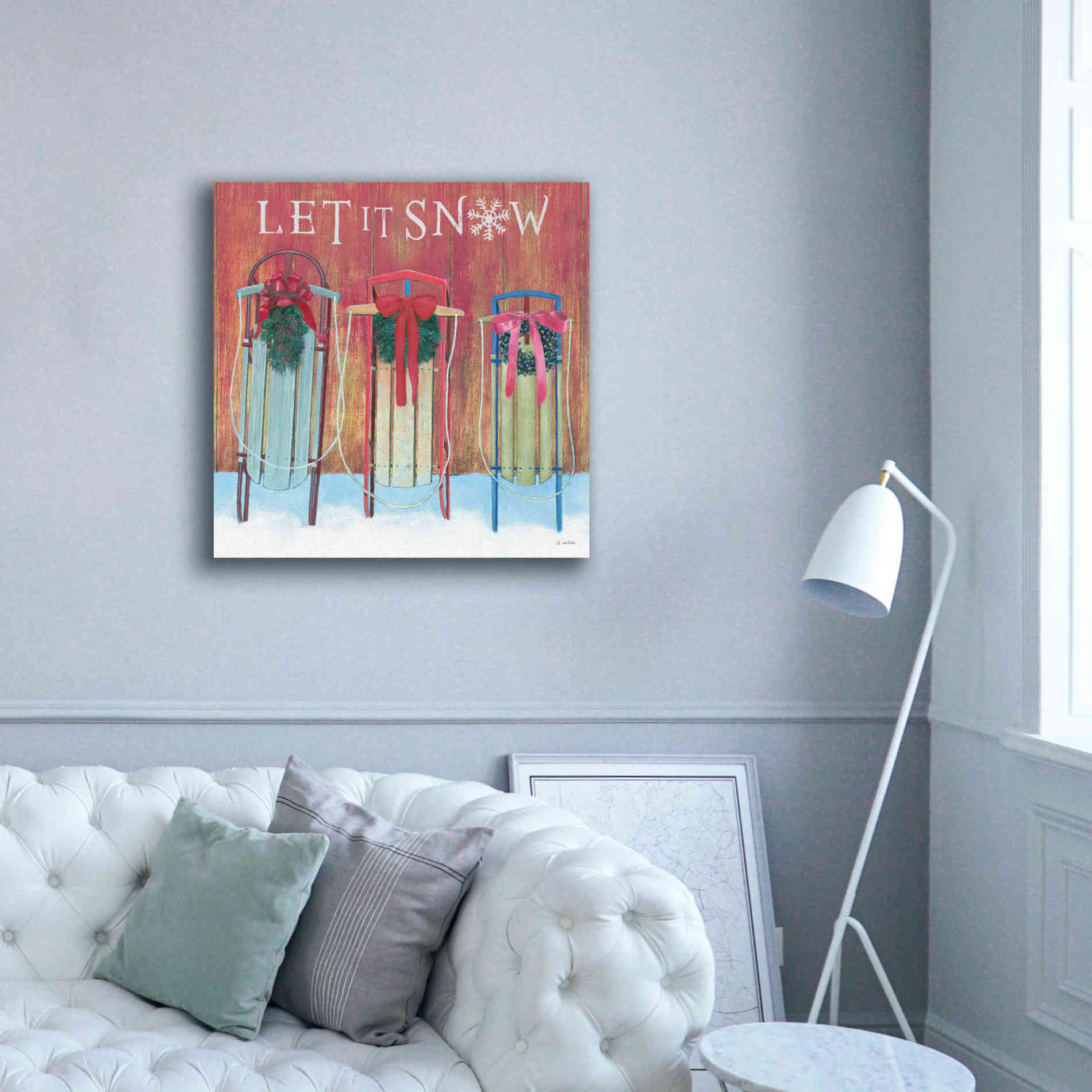 'Christmas Affinity IX' by James Wiens, Canvas Wall Art,37 x 37