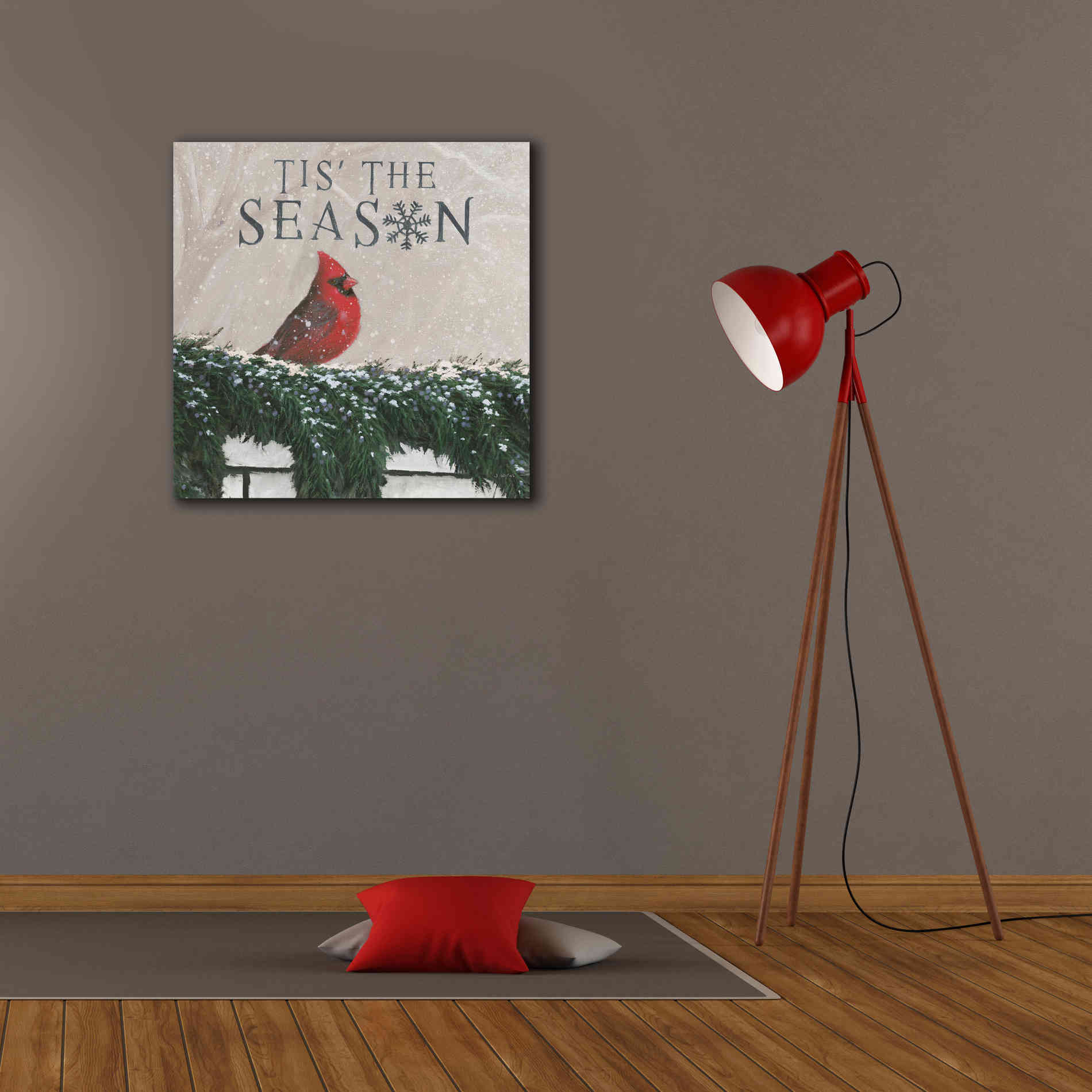 'Christmas Affinity X' by James Wiens, Canvas Wall Art,26 x 26