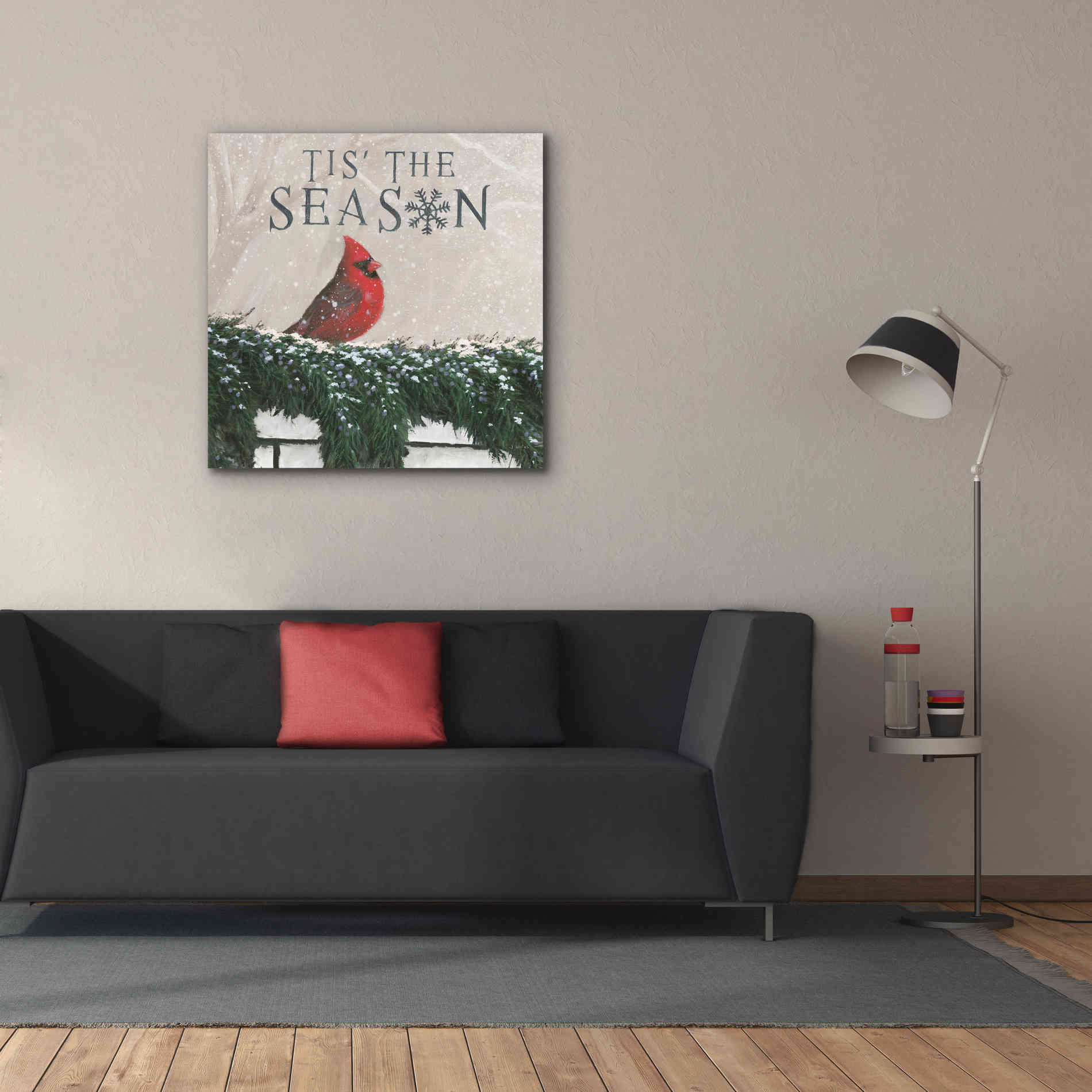 'Christmas Affinity X' by James Wiens, Canvas Wall Art,37 x 37