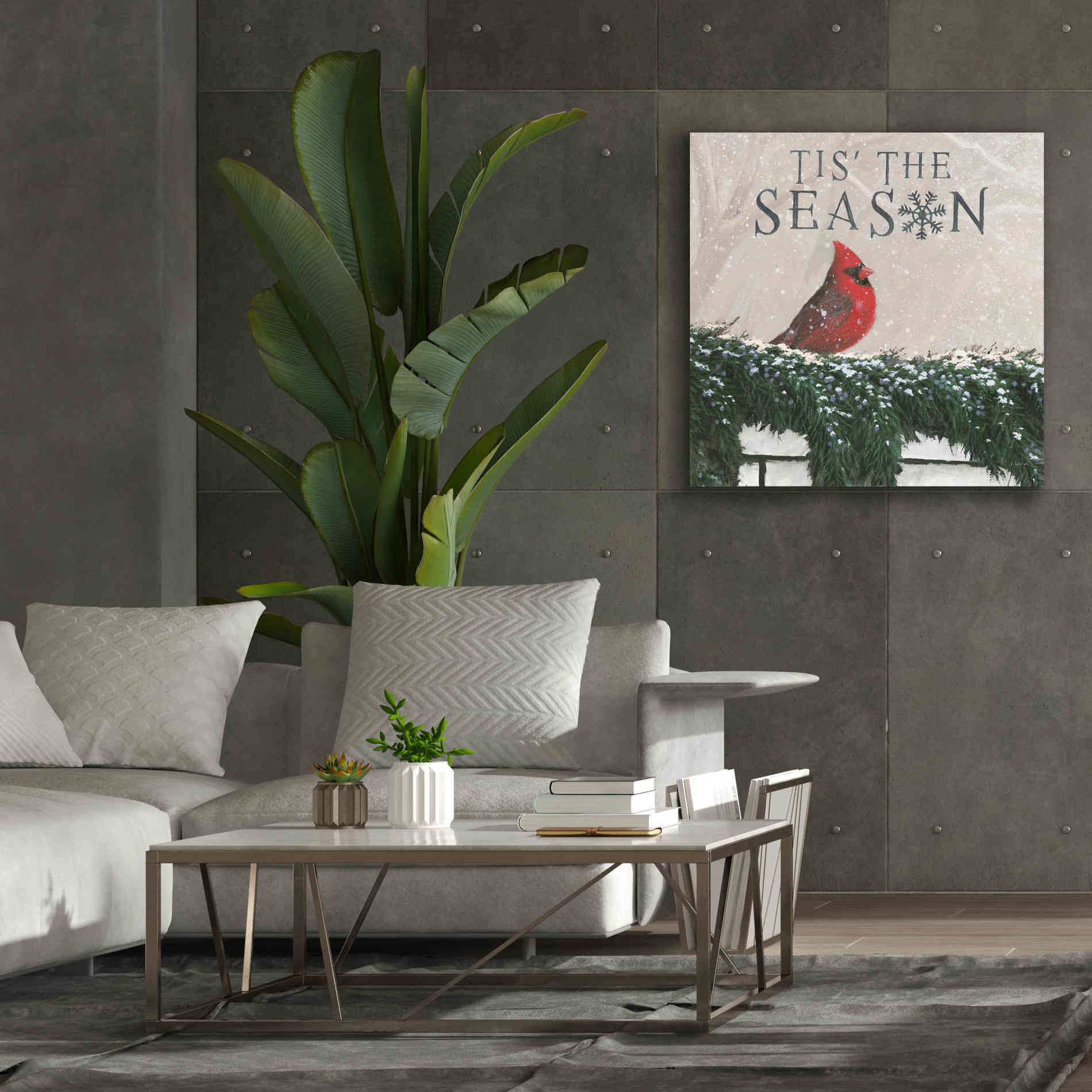 'Christmas Affinity X' by James Wiens, Canvas Wall Art,37 x 37