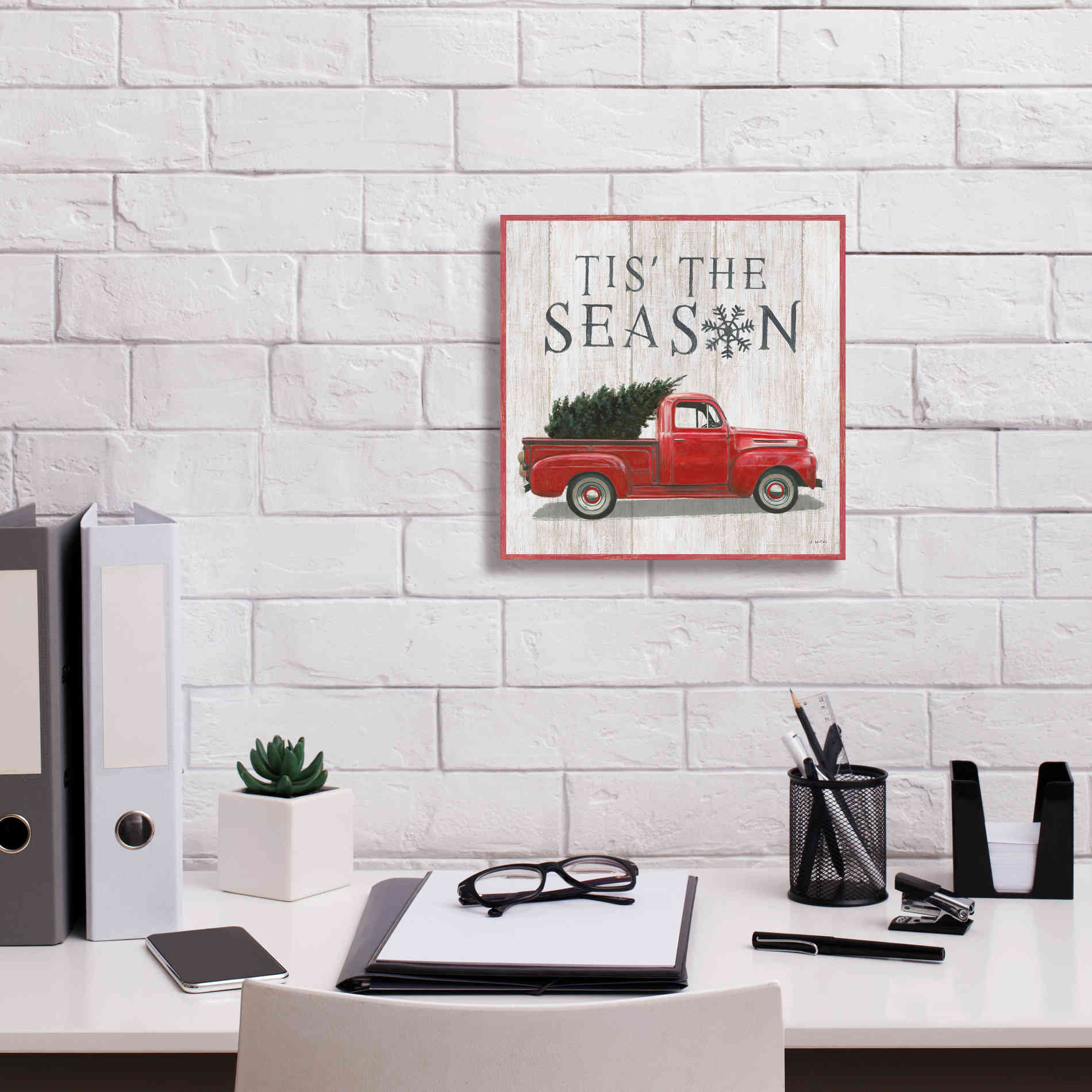 'Christmas Affinity XI' by James Wiens, Canvas Wall Art,12 x 12