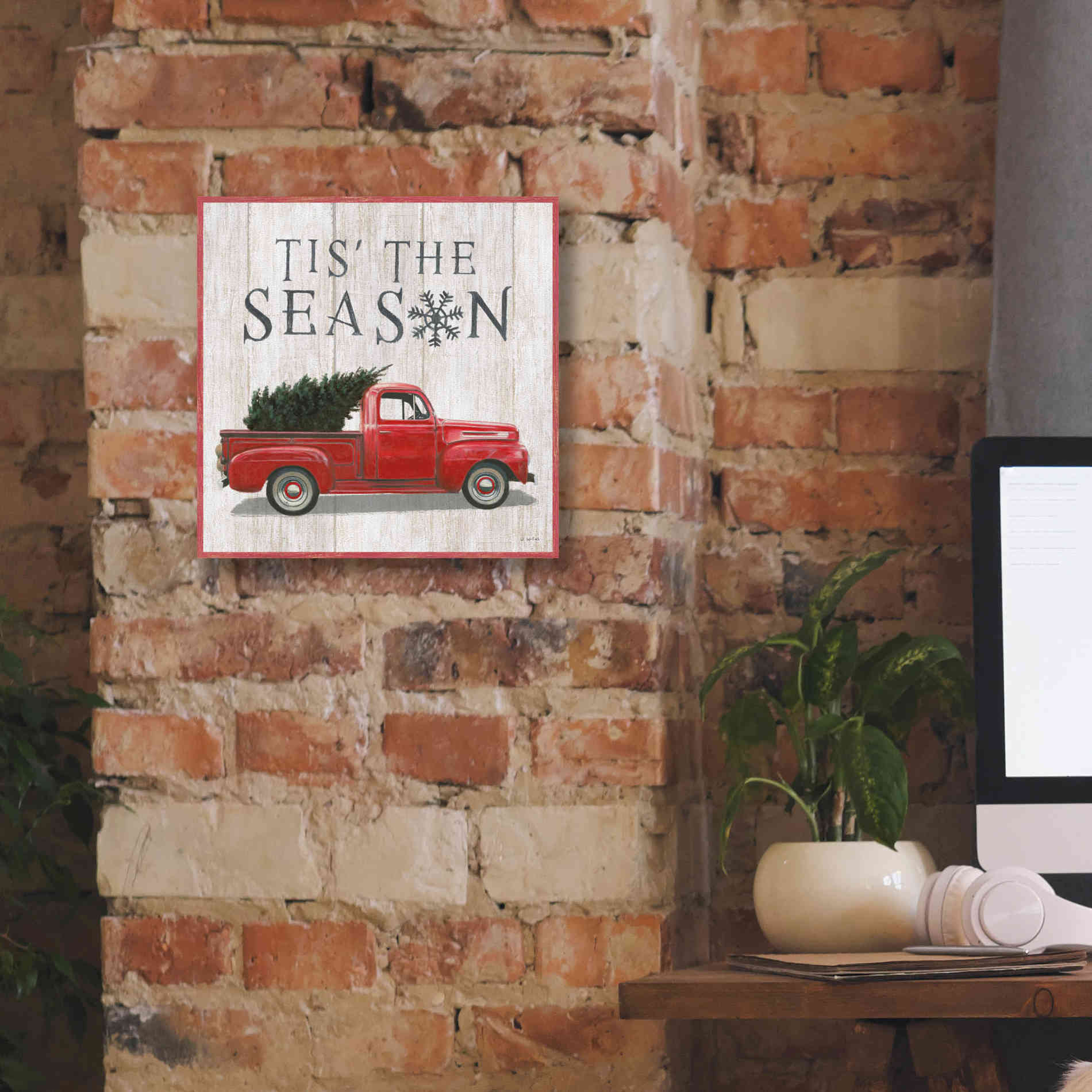 'Christmas Affinity XI' by James Wiens, Canvas Wall Art,12 x 12