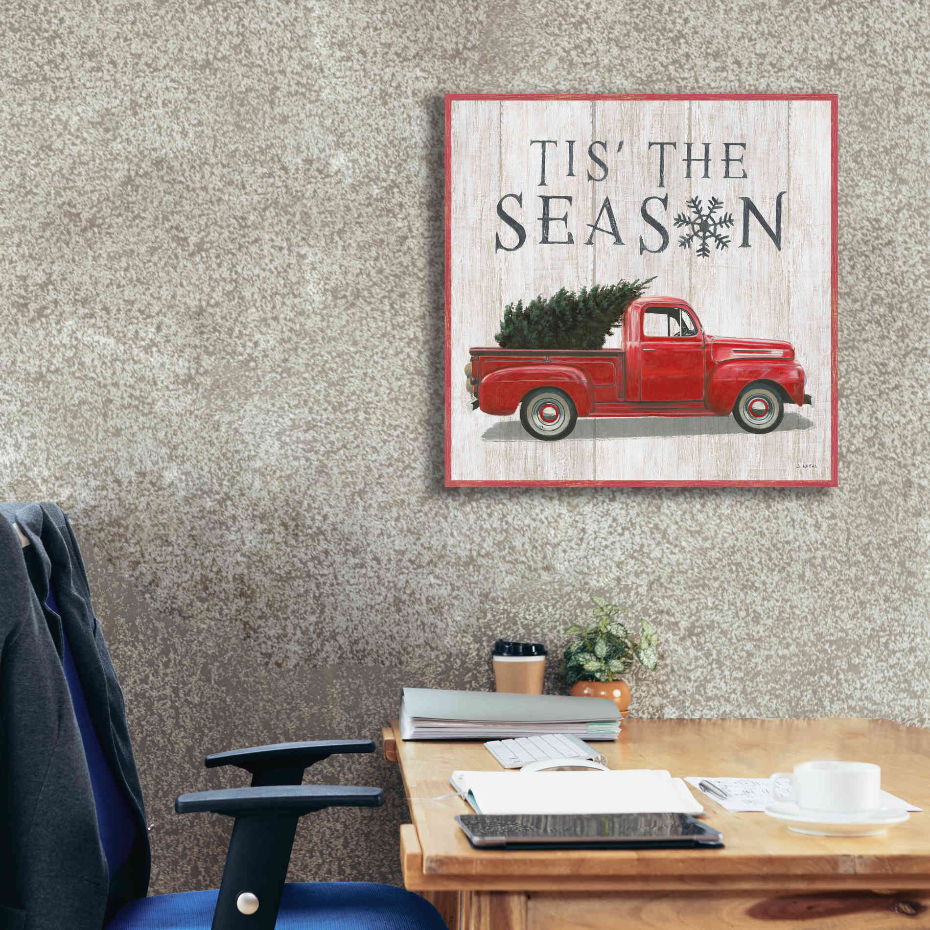 'Christmas Affinity XI' by James Wiens, Canvas Wall Art,26 x 26