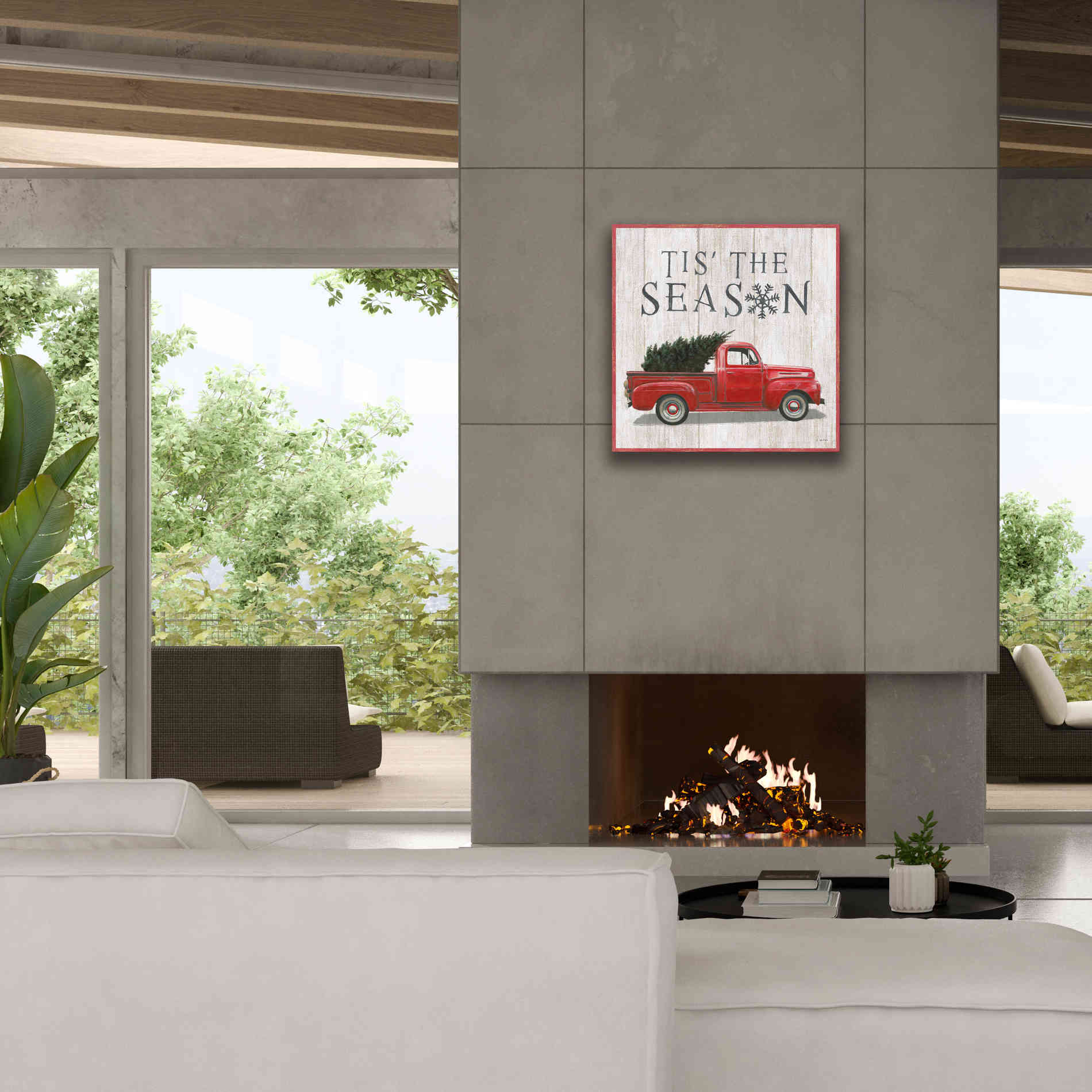 'Christmas Affinity XI' by James Wiens, Canvas Wall Art,26 x 26