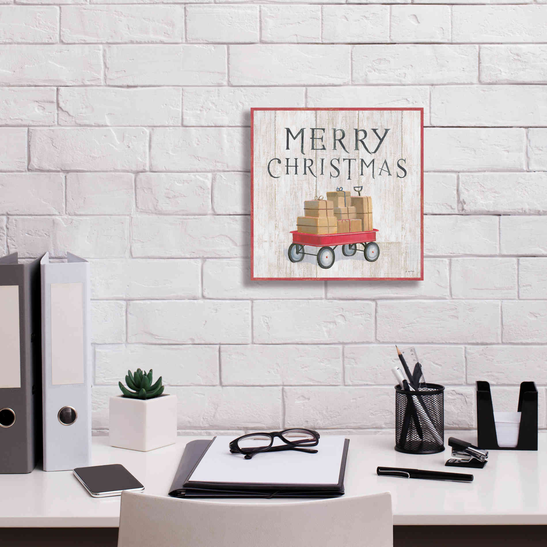 'Christmas Affinity XII' by James Wiens, Canvas Wall Art,12 x 12