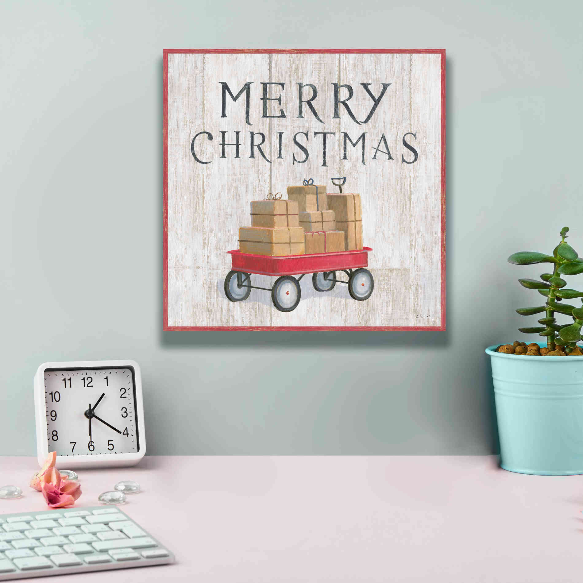 'Christmas Affinity XII' by James Wiens, Canvas Wall Art,12 x 12