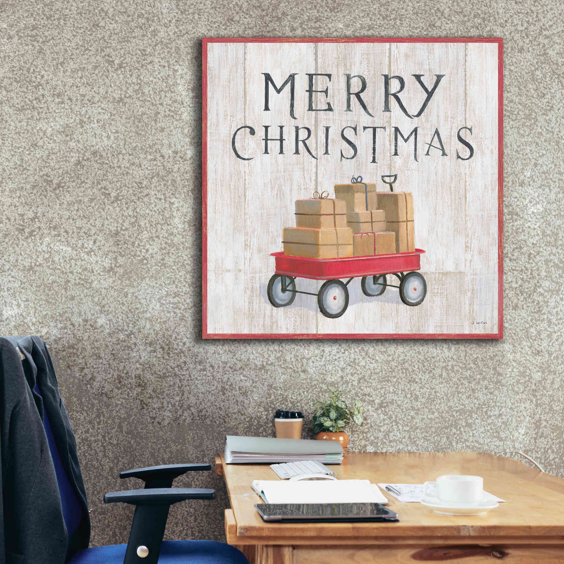 'Christmas Affinity XII' by James Wiens, Canvas Wall Art,37 x 37