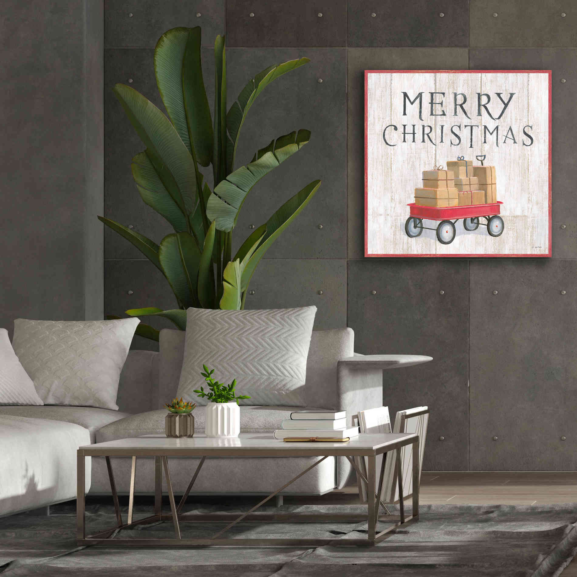 'Christmas Affinity XII' by James Wiens, Canvas Wall Art,37 x 37