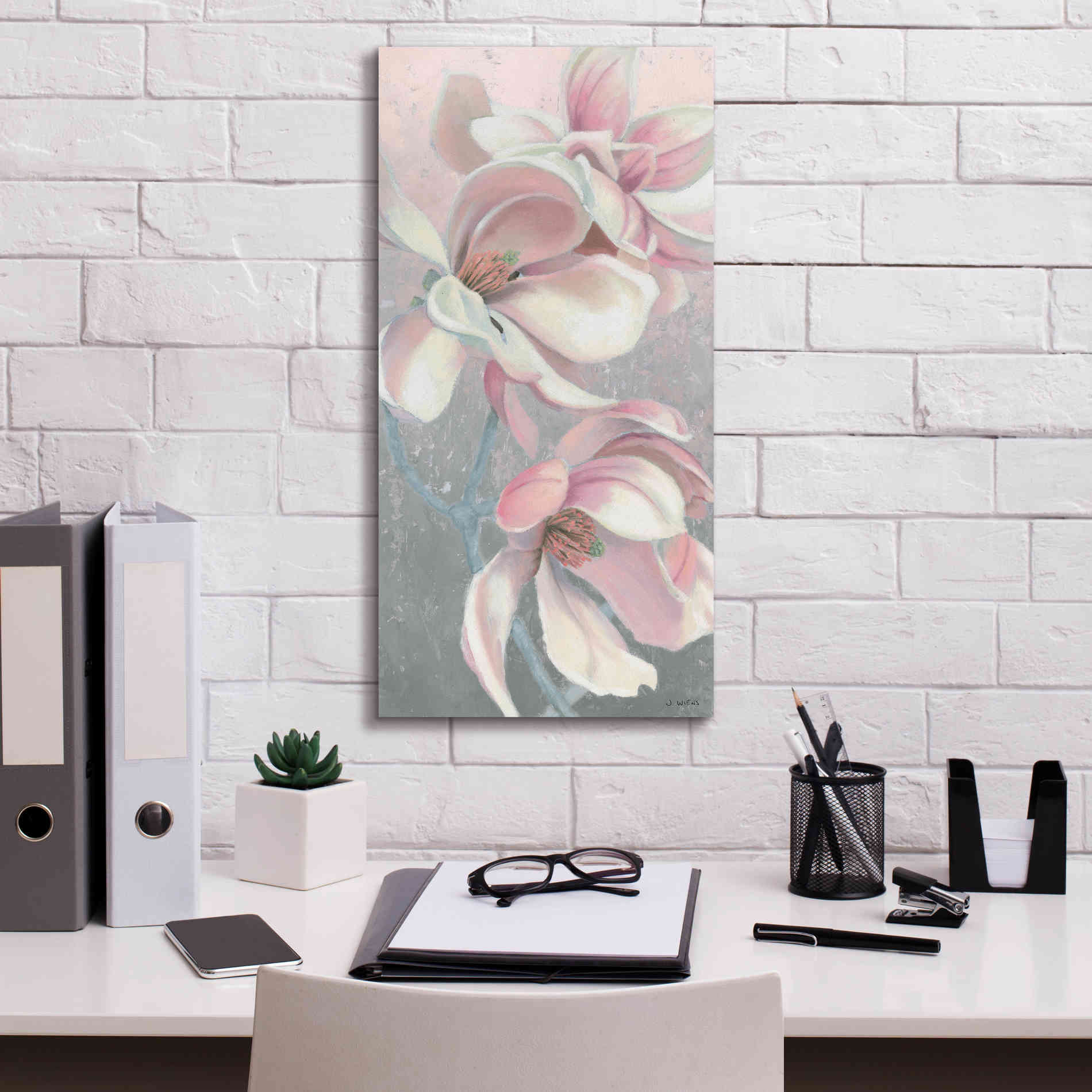 'Sunrise Blossom I' by James Wiens, Canvas Wall Art,12 x 24
