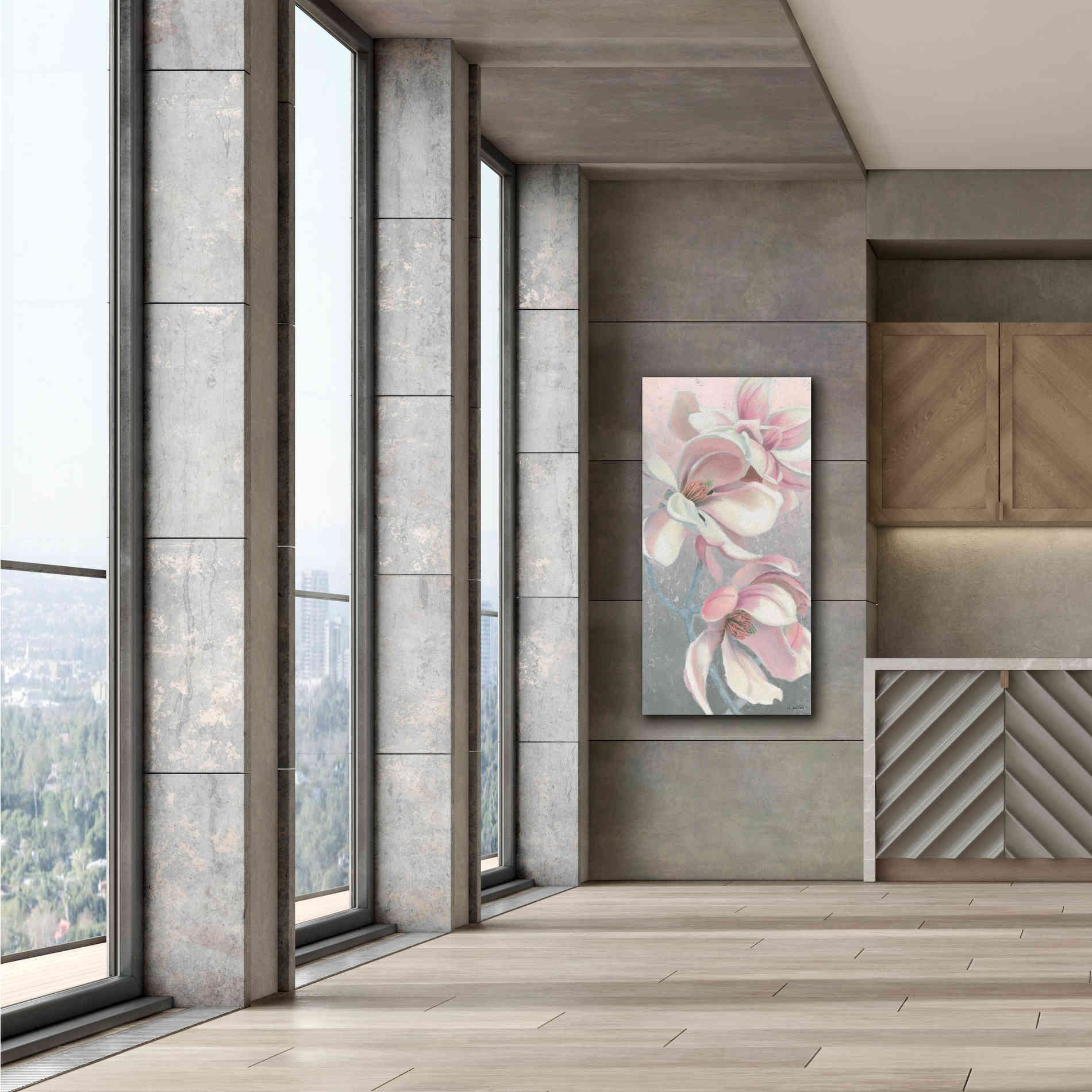 'Sunrise Blossom I' by James Wiens, Canvas Wall Art,30 x 60