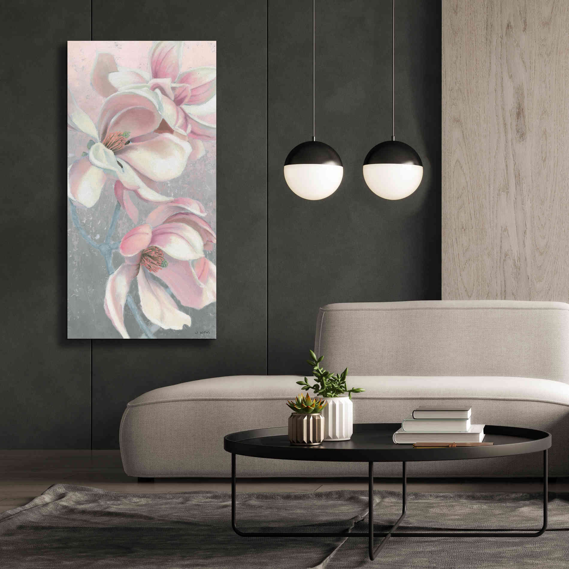 'Sunrise Blossom I' by James Wiens, Canvas Wall Art,30 x 60