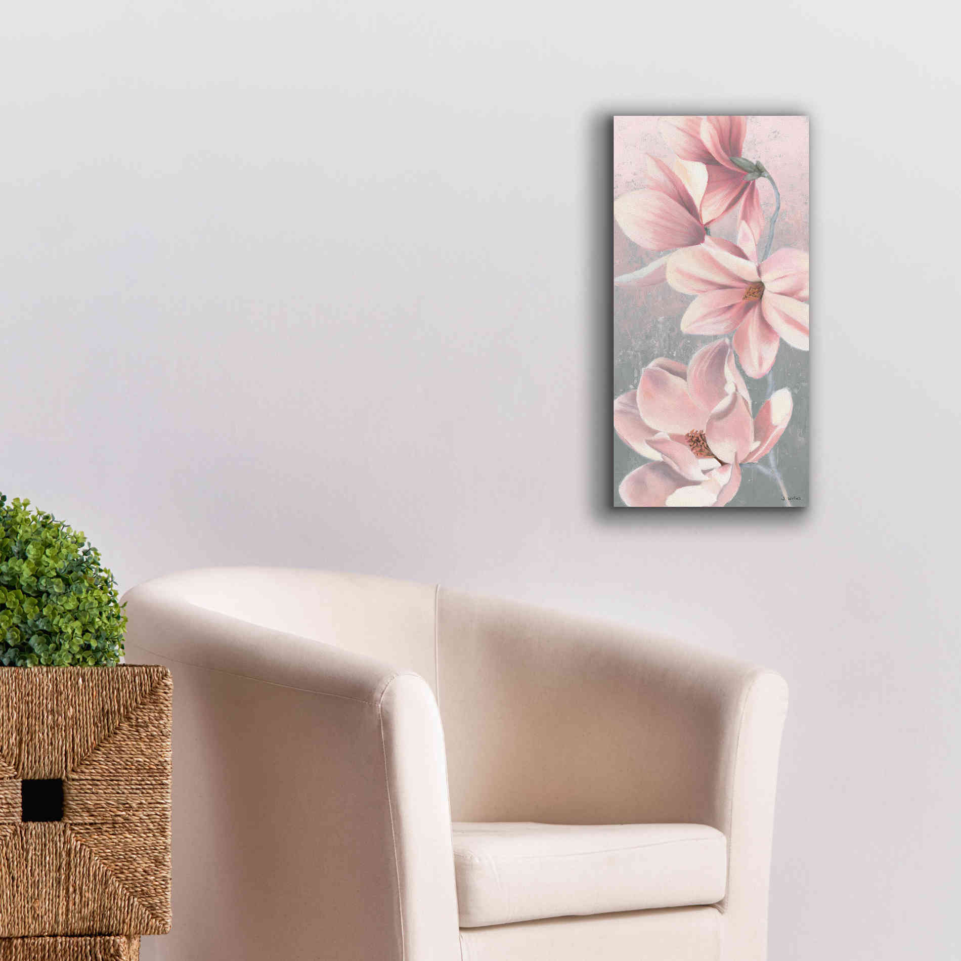 'Sunrise Blossom II' by James Wiens, Canvas Wall Art,12 x 24