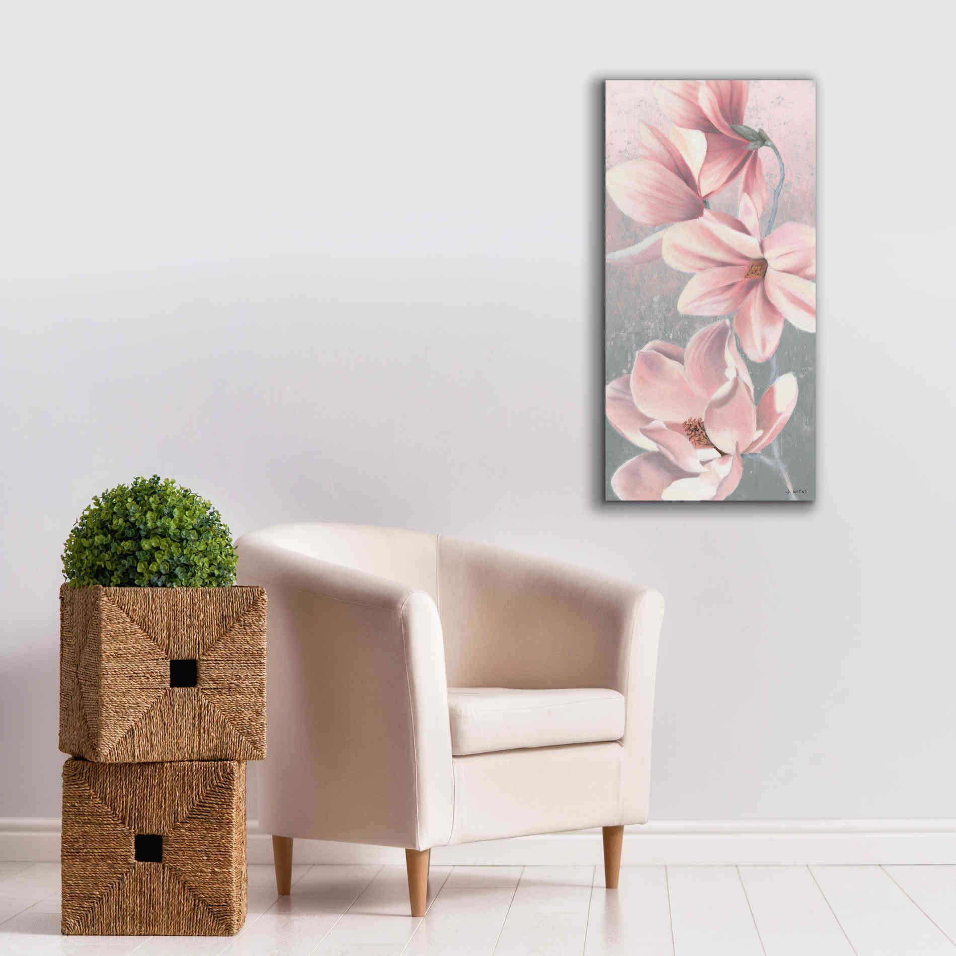 'Sunrise Blossom II' by James Wiens, Canvas Wall Art,20 x 40