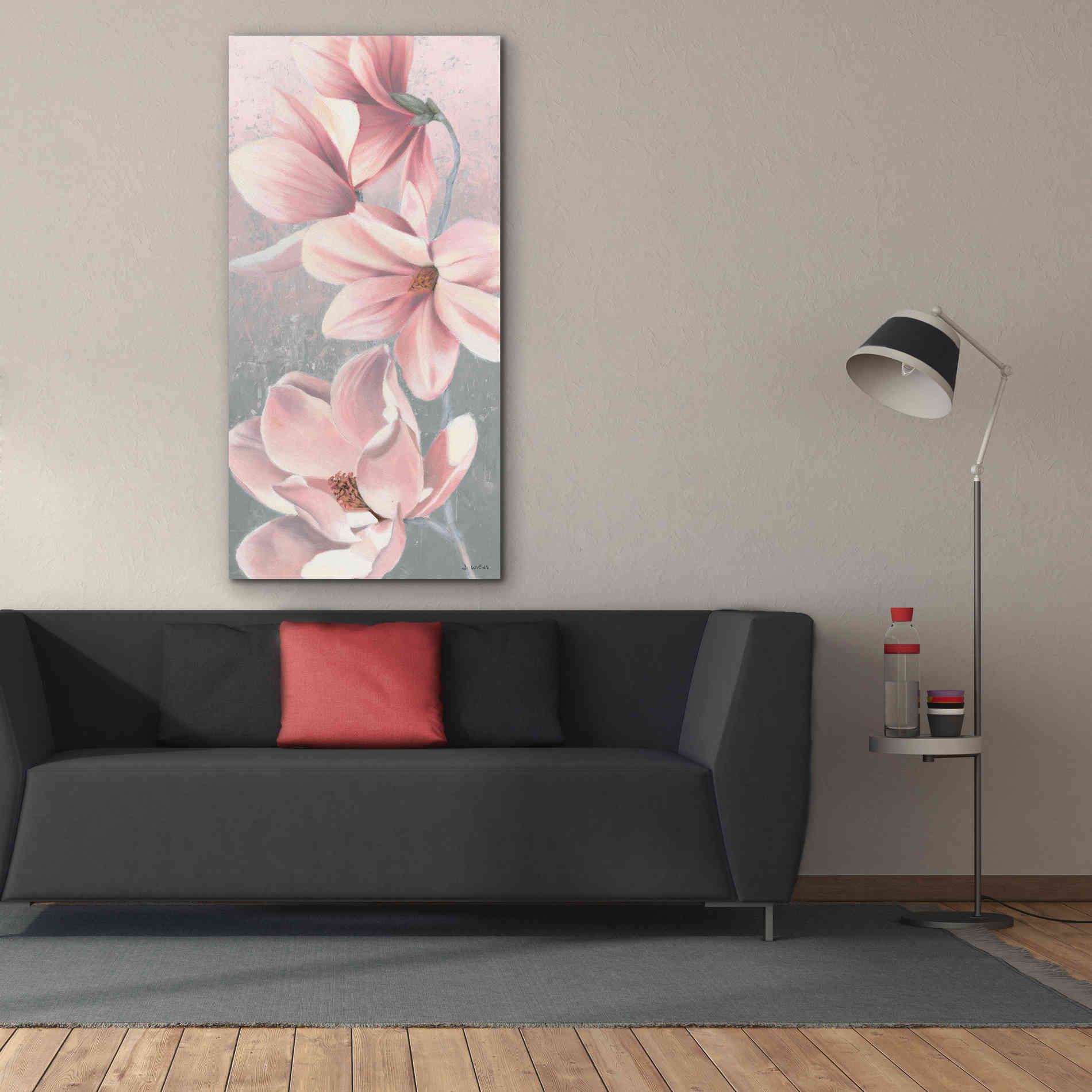 'Sunrise Blossom II' by James Wiens, Canvas Wall Art,30 x 60