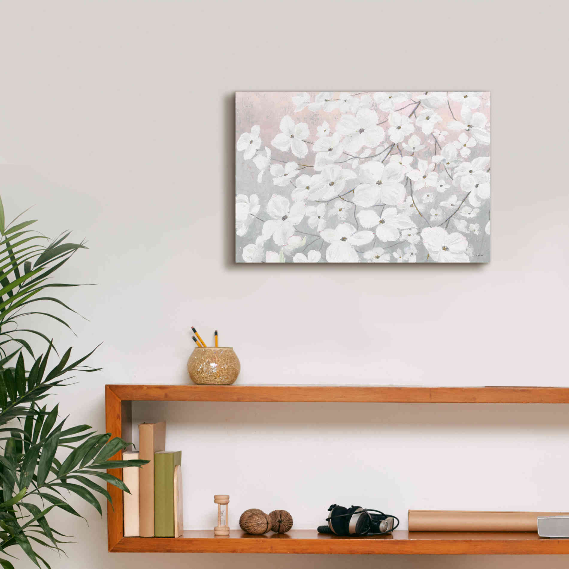 'Bringing in Blossoms' by James Wiens, Canvas Wall Art,18 x 12
