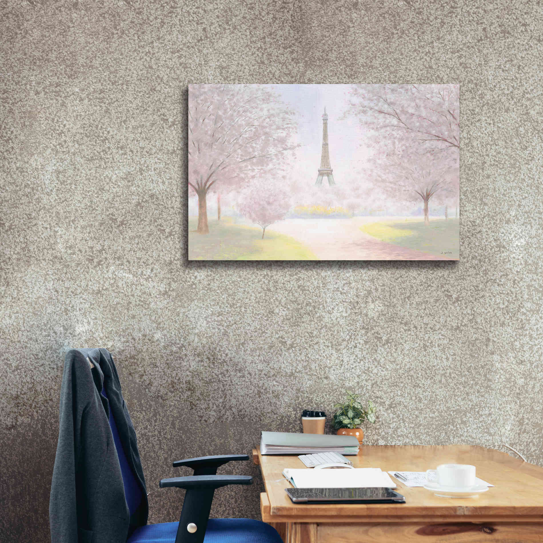 'Pretty Paris' by James Wiens, Canvas Wall Art,40 x 26