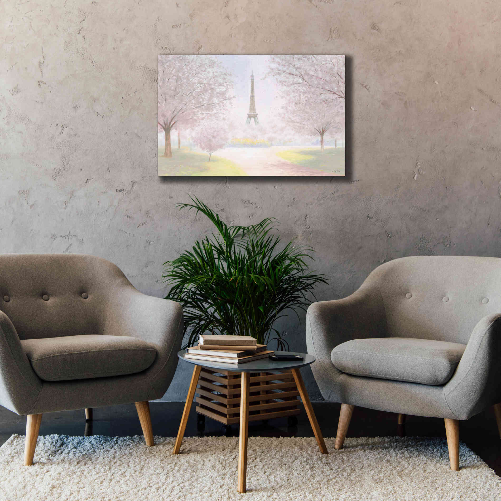 'Pretty Paris' by James Wiens, Canvas Wall Art,40 x 26